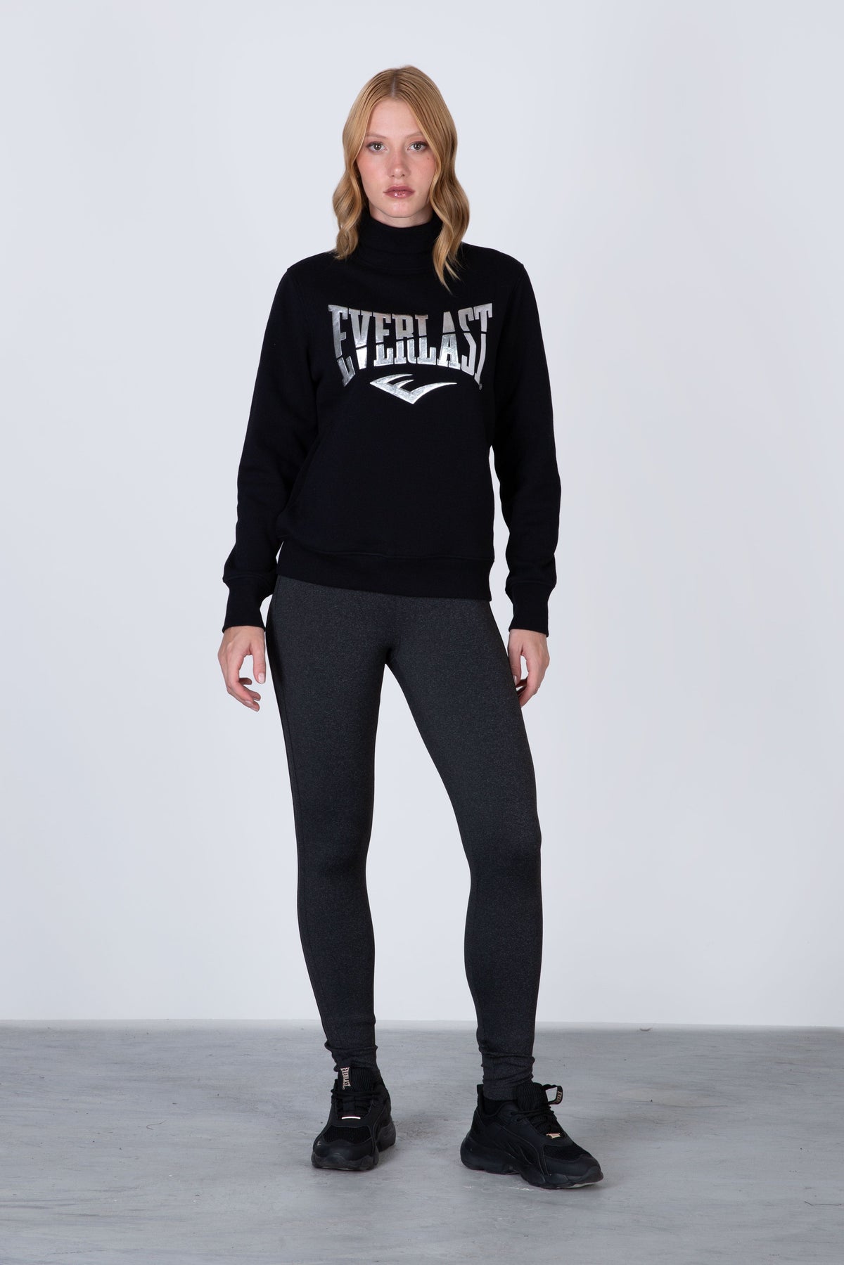 Poleron Crew Neck Turtle Boston Negro Everlast