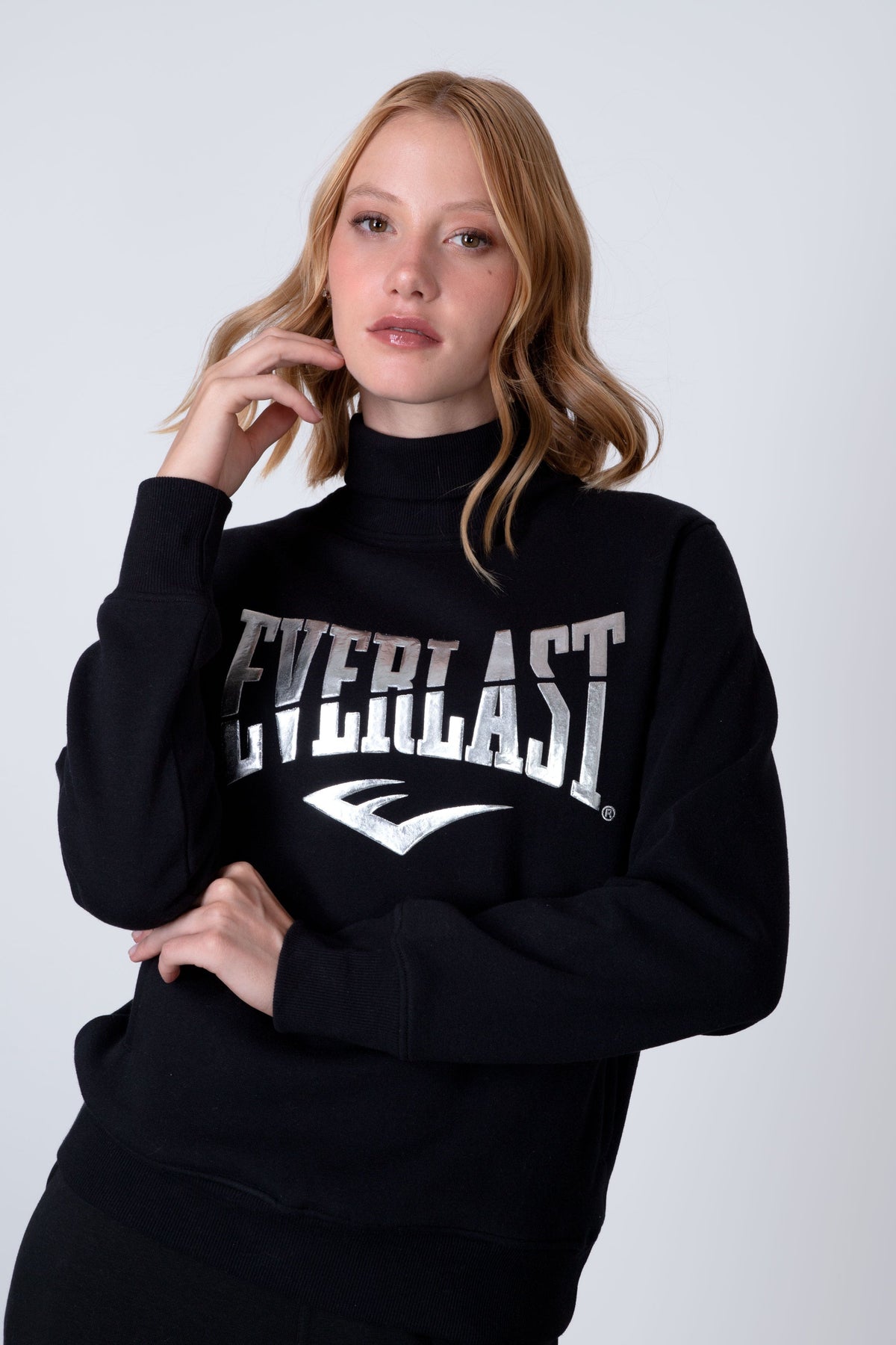 Poleron Crew Neck Turtle Boston Negro Everlast
