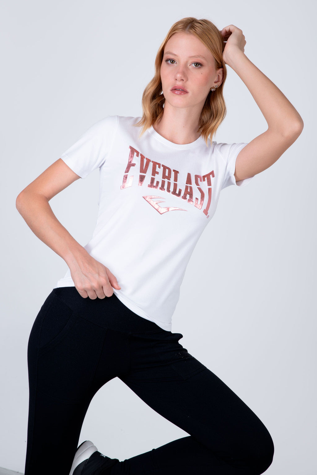 Polera Manga Corta Boston Blanco Everlast
