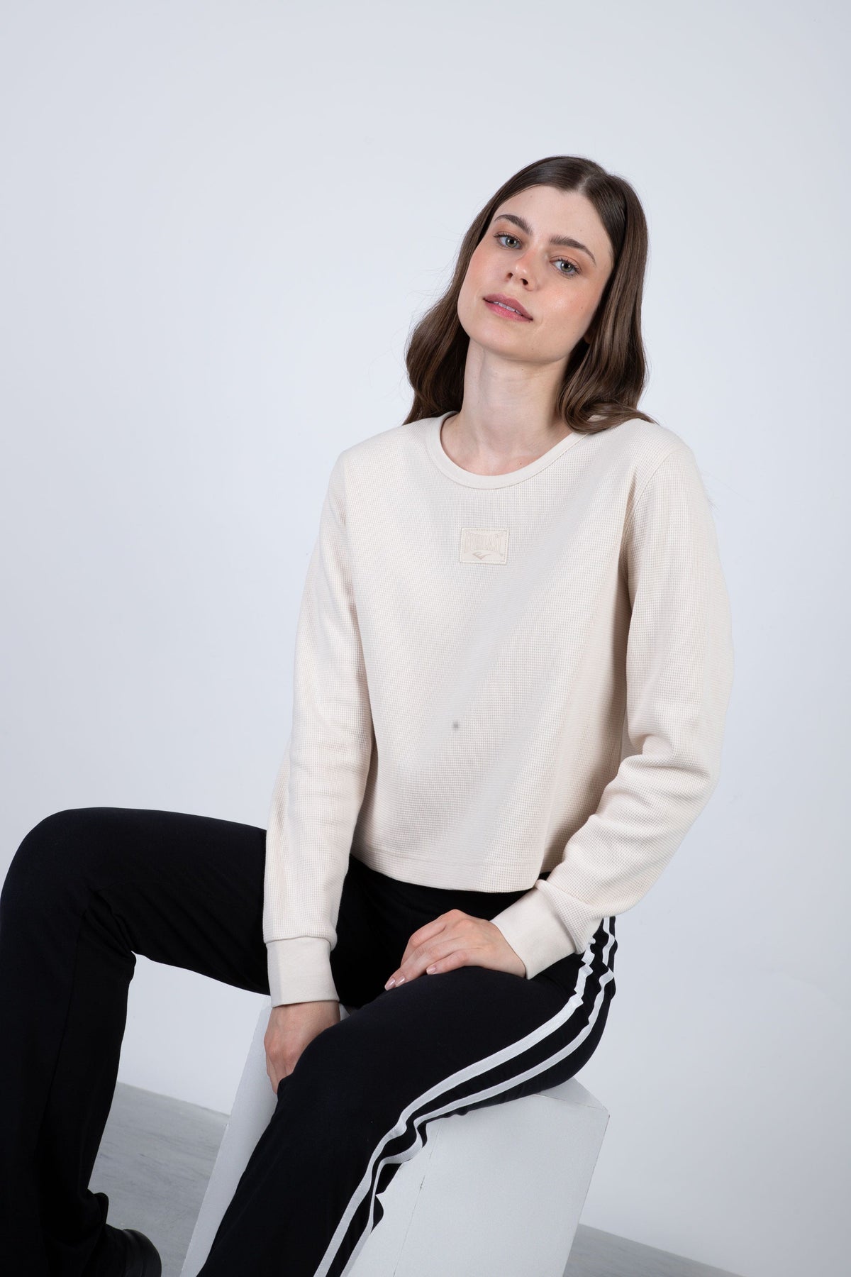 Polera Manga Larga Carnaby Beige Everlast
