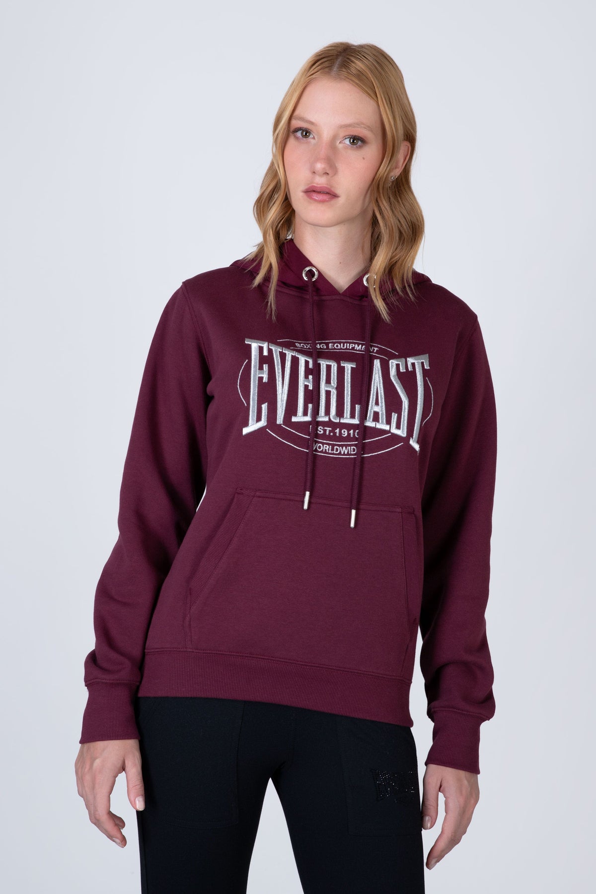 Poleron Hood Ocean Burdeo Everlast