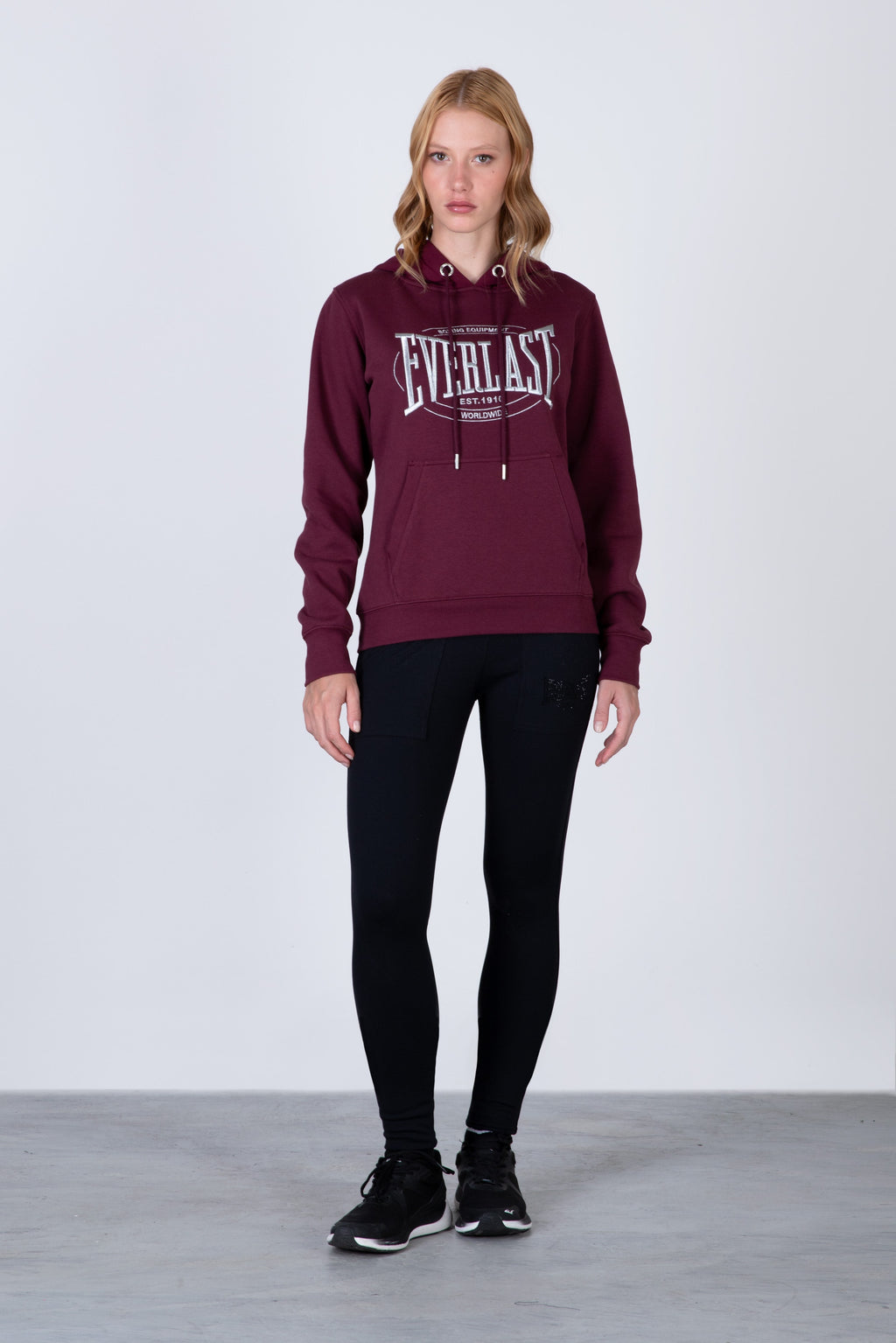 Poleron Hood Ocean Burdeo Everlast