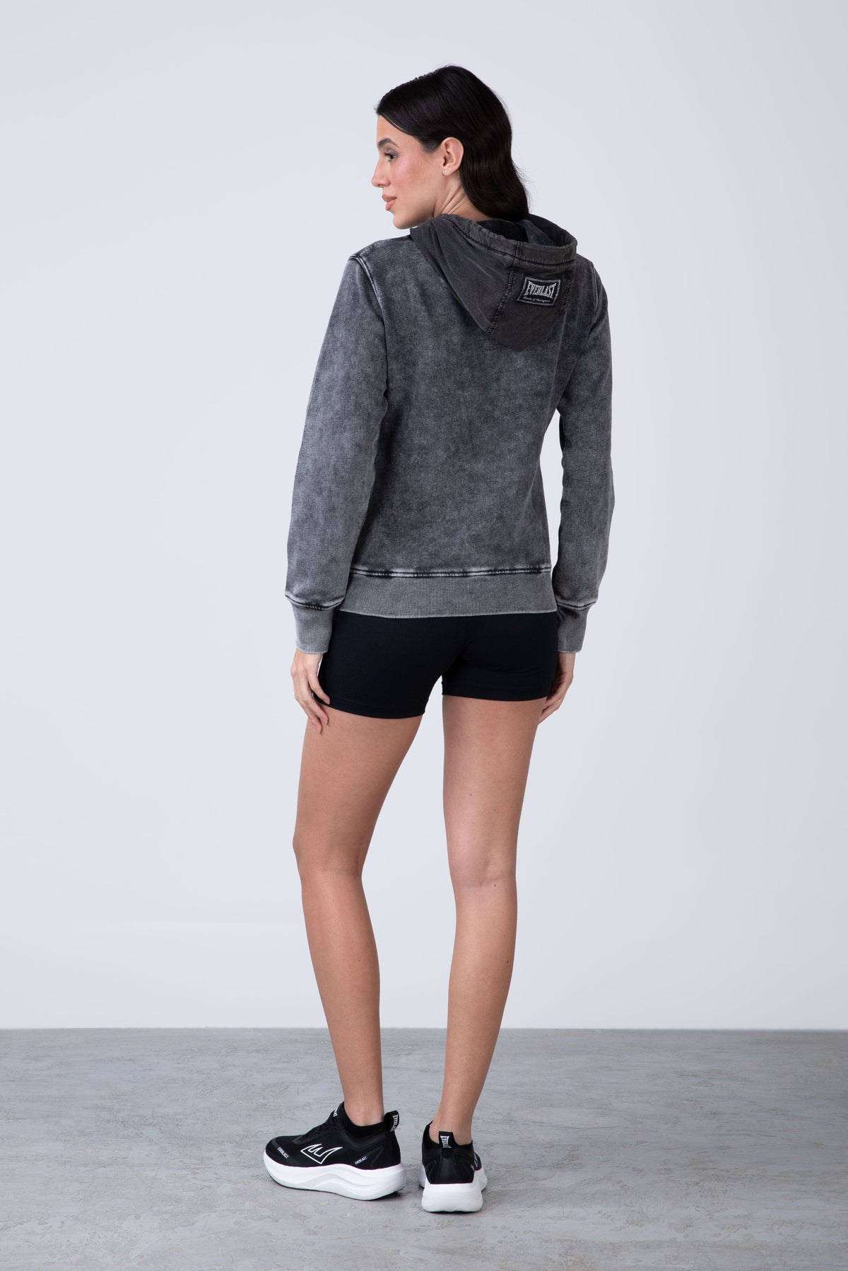 Poleron Hood Ocean Gris Everlast