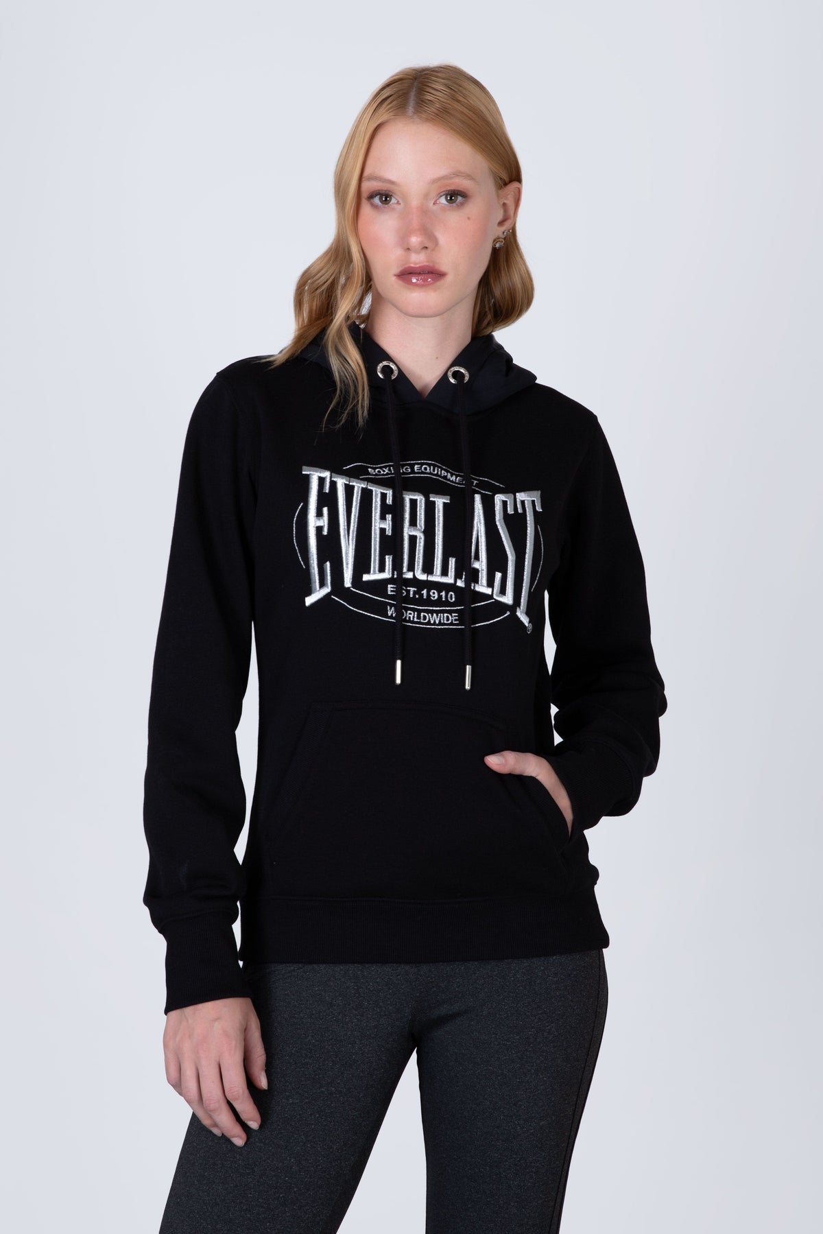 Poleron Hood Ocean Negro Everlast
