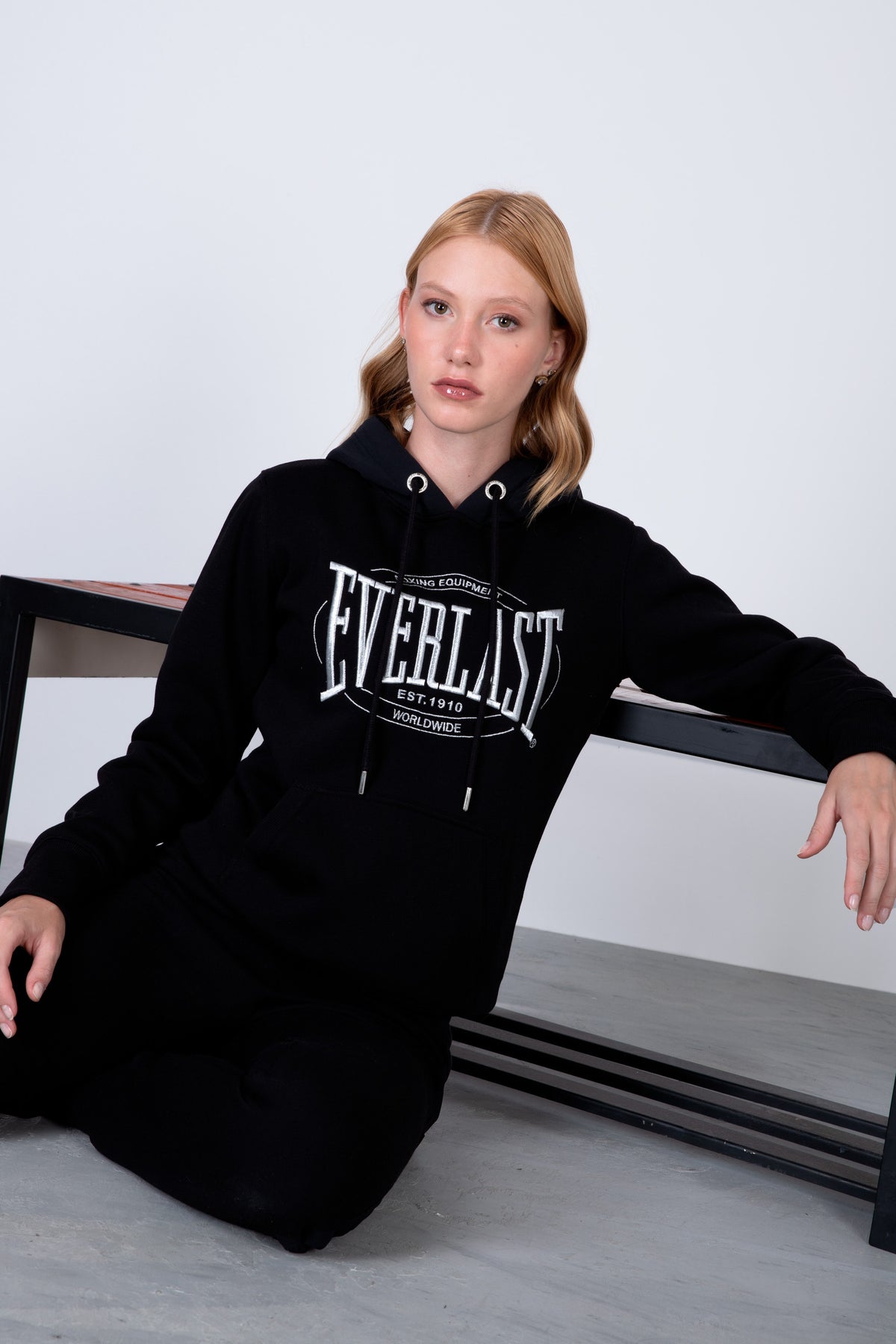 Poleron Hood Ocean Negro Everlast