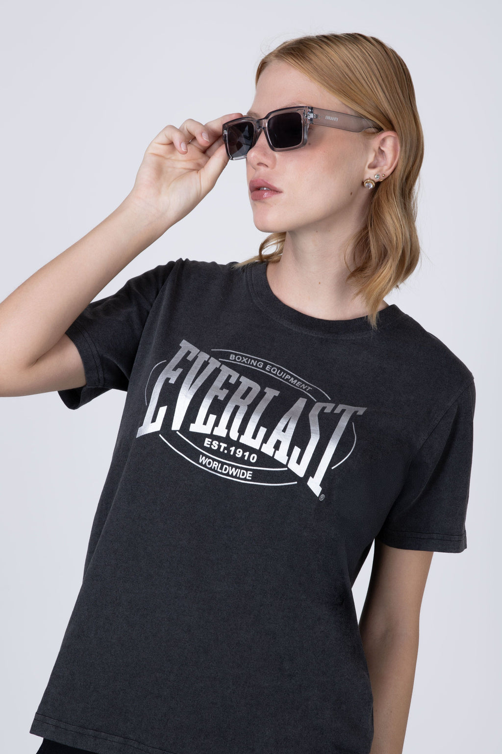 Polera Manga Corta Ocean Gris Everlast