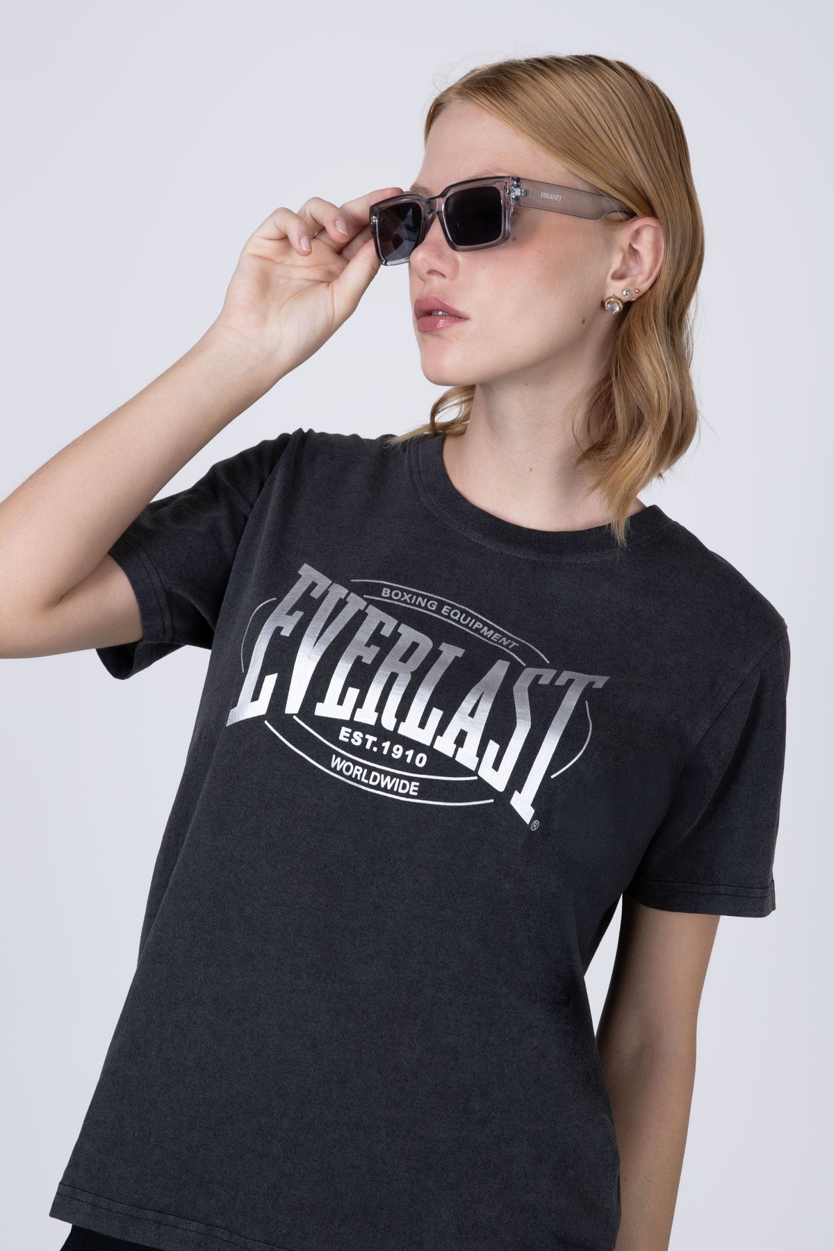Polera Manga Corta Ocean Gris Everlast