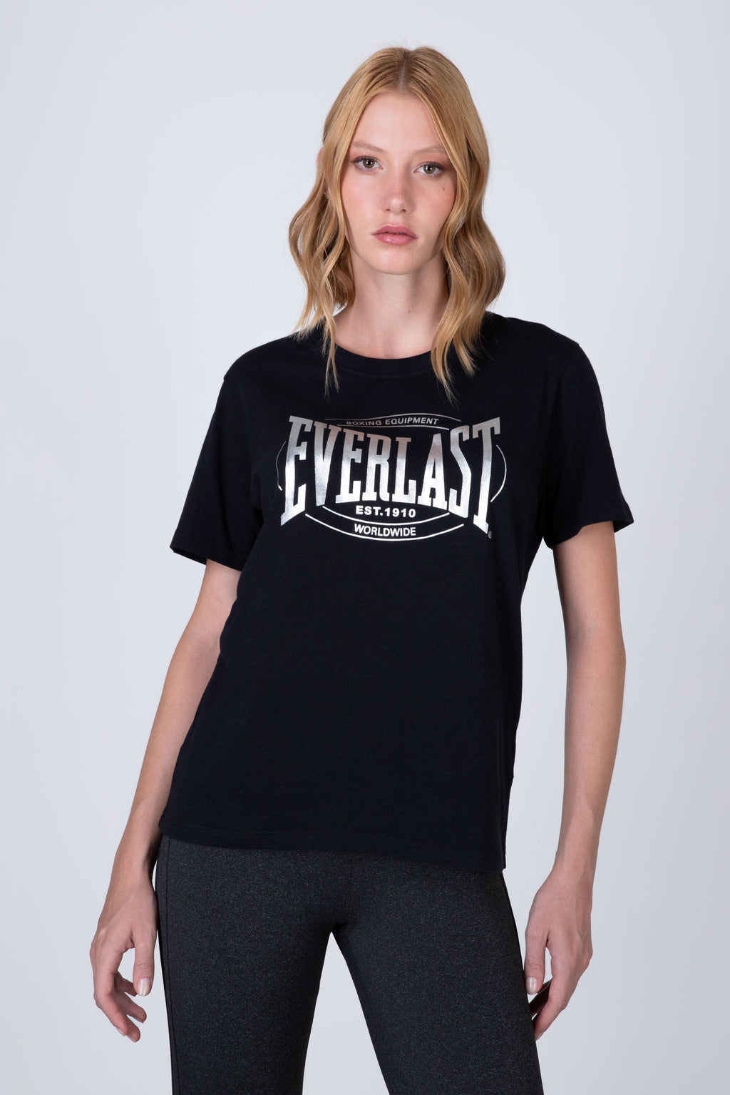 Polera Manga Corta Ocean Negro Everlast