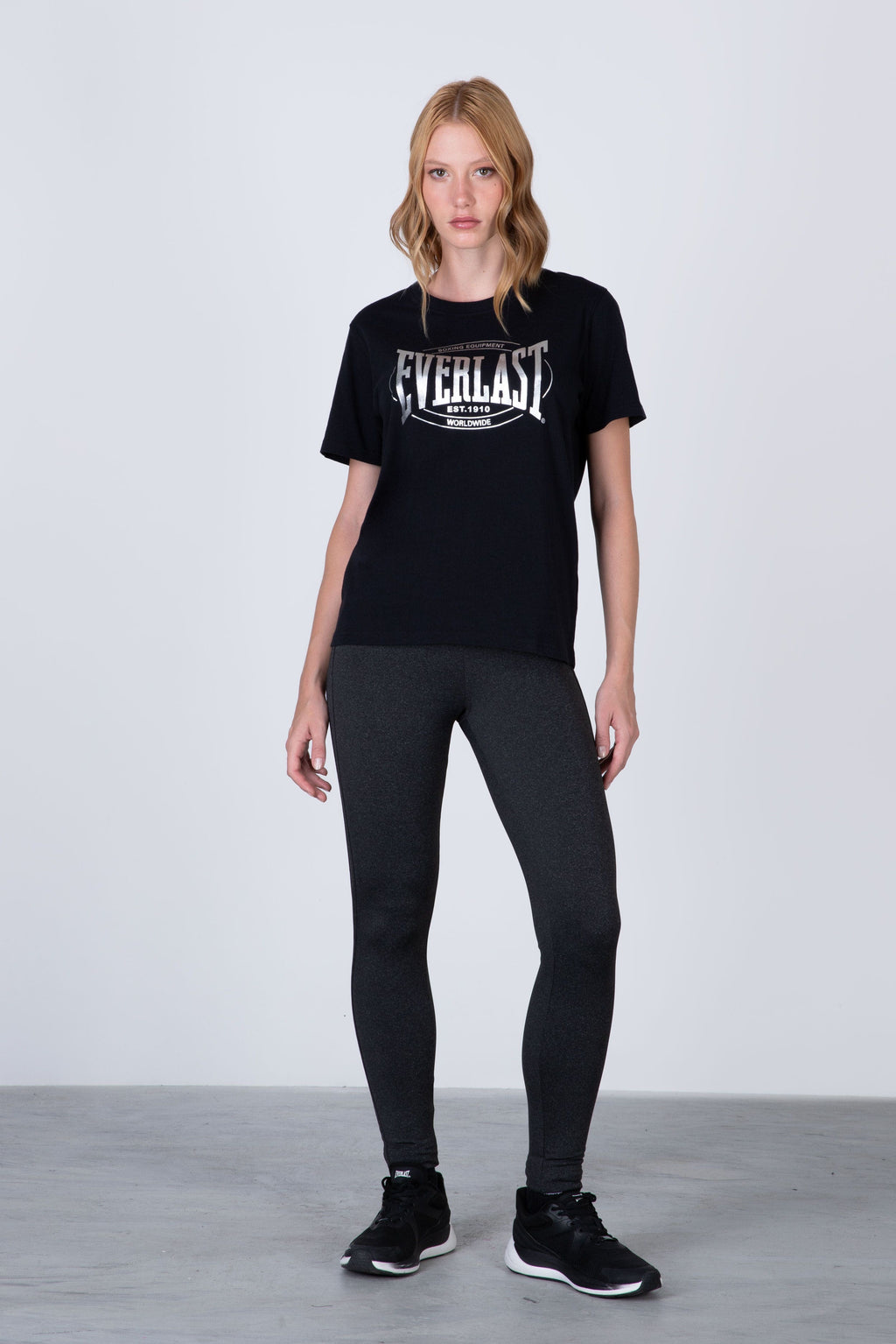 Polera Manga Corta Ocean Negro Everlast