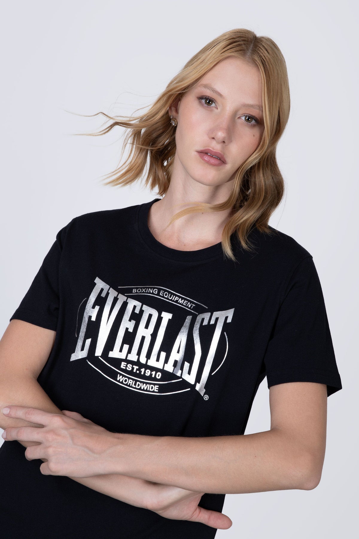 Polera Manga Corta Ocean Negro Everlast