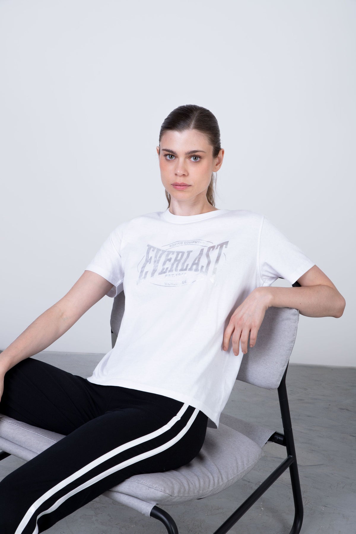 Polera Manga Corta Ocean Blanco Everlast
