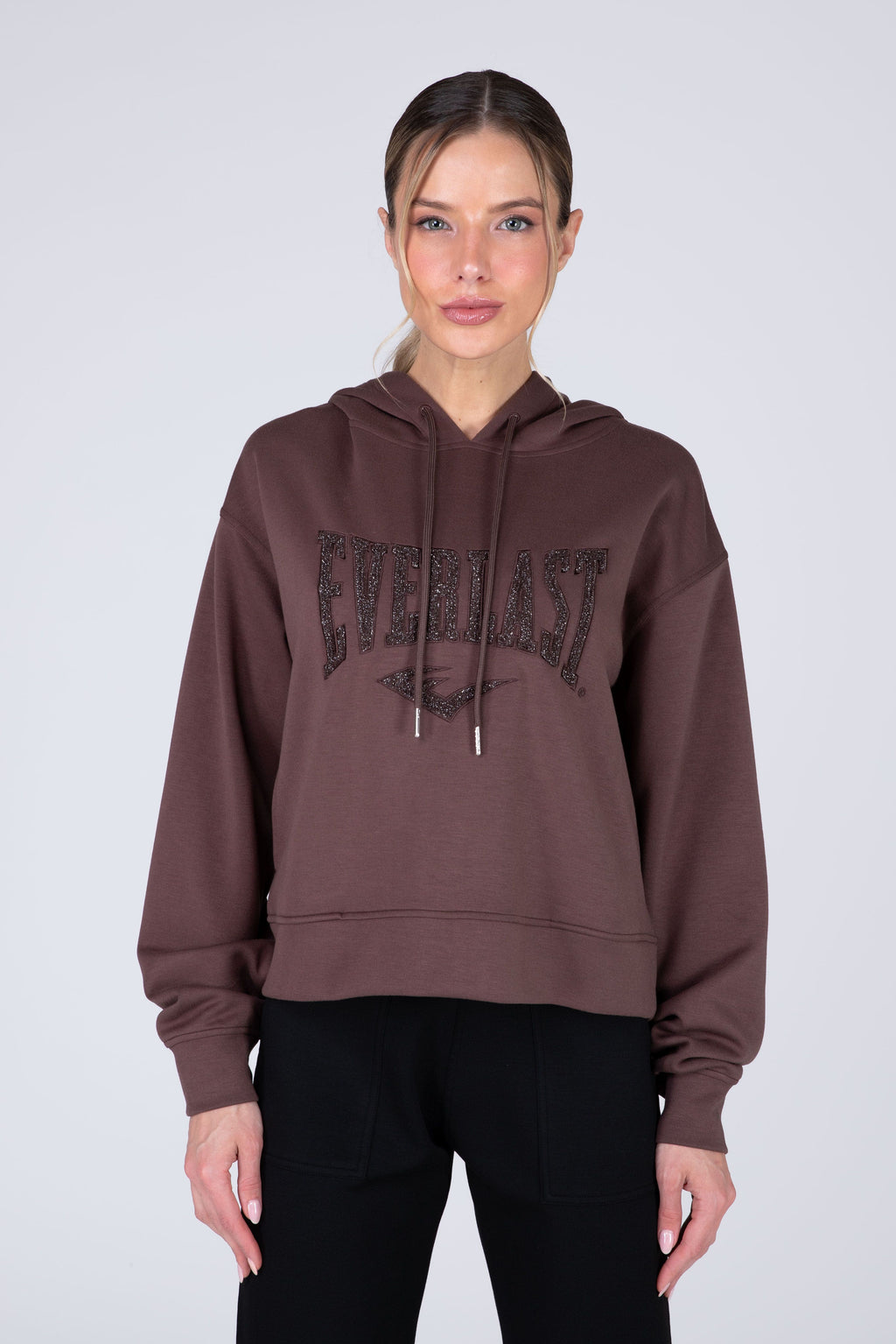 Poleron Hood Clean 2.0 Café Everlast