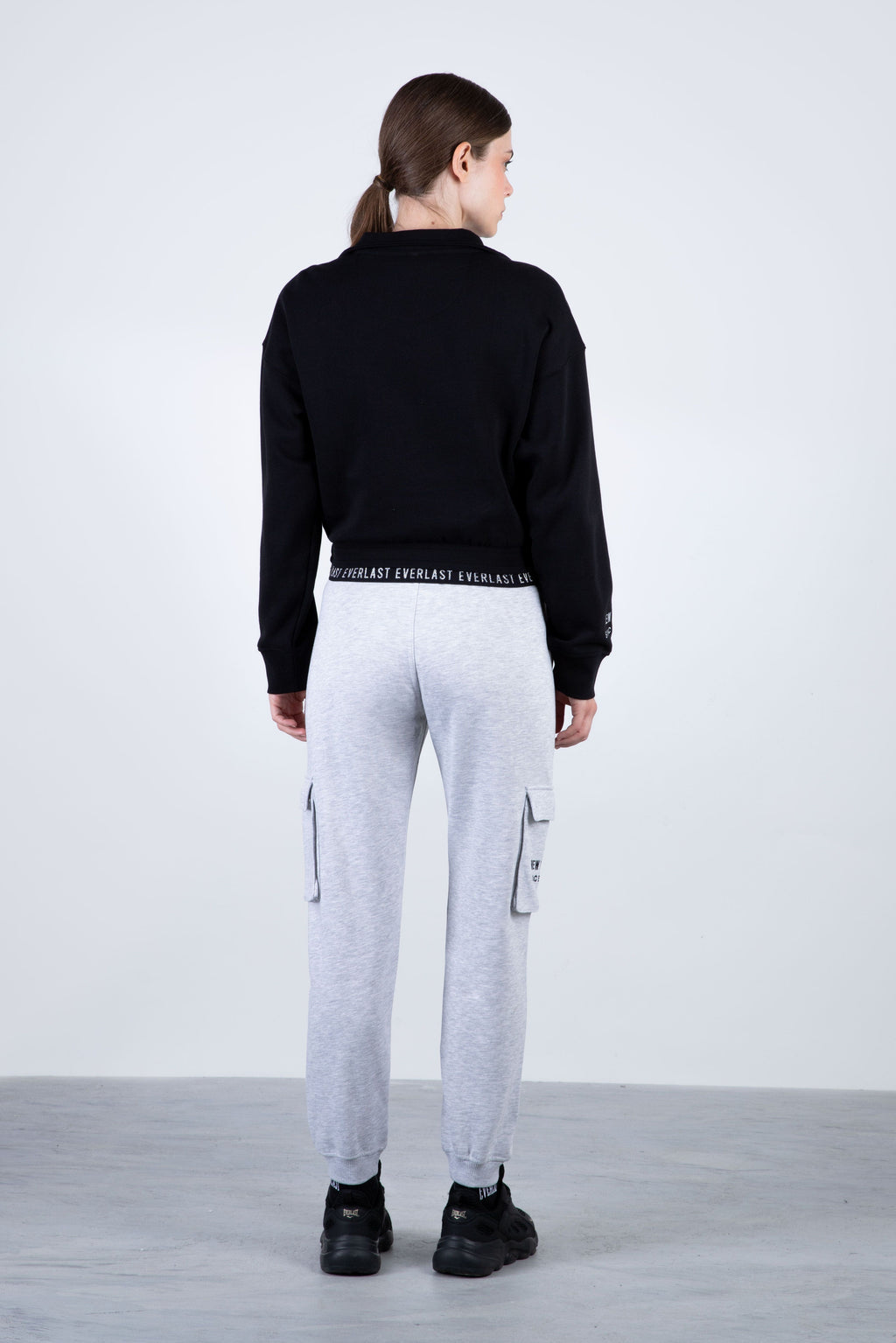 Poleron Half Zip Fresh Negro Everlast