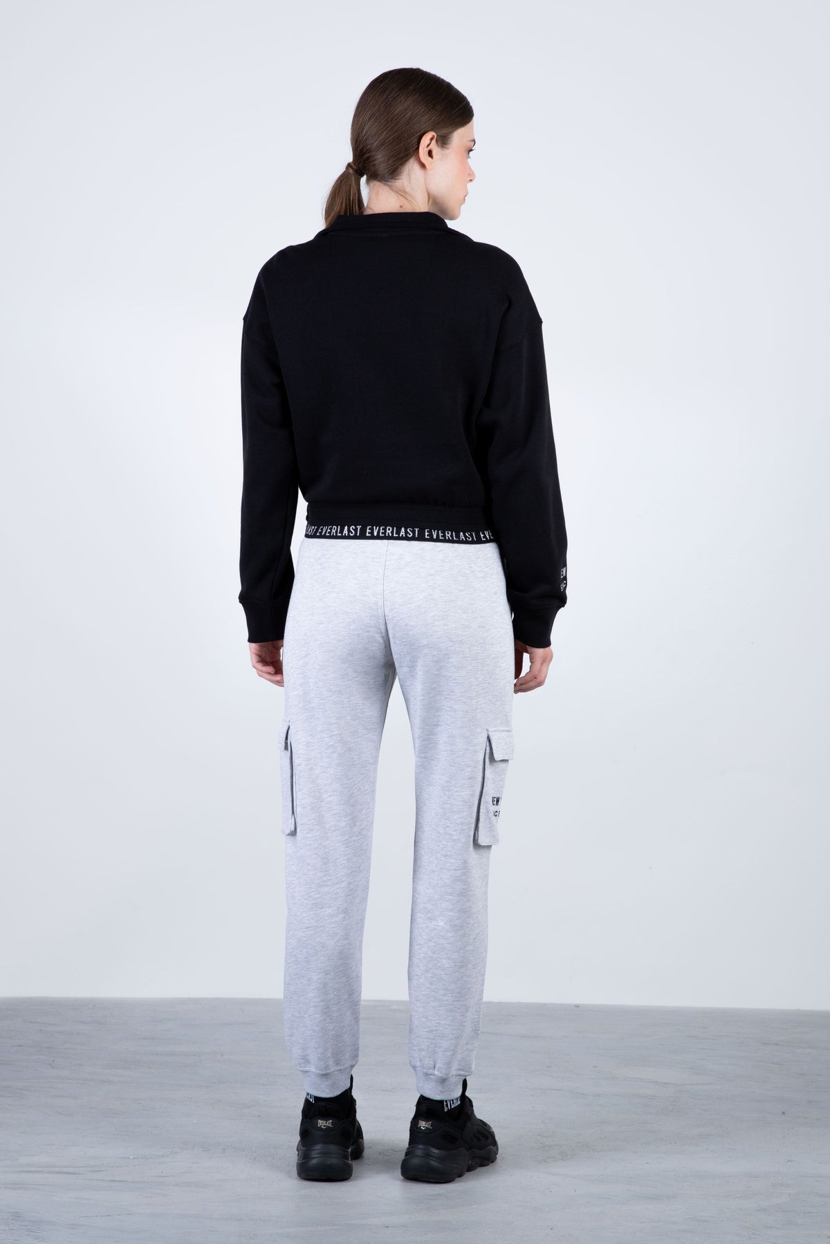 Poleron Half Zip Fresh Negro Everlast