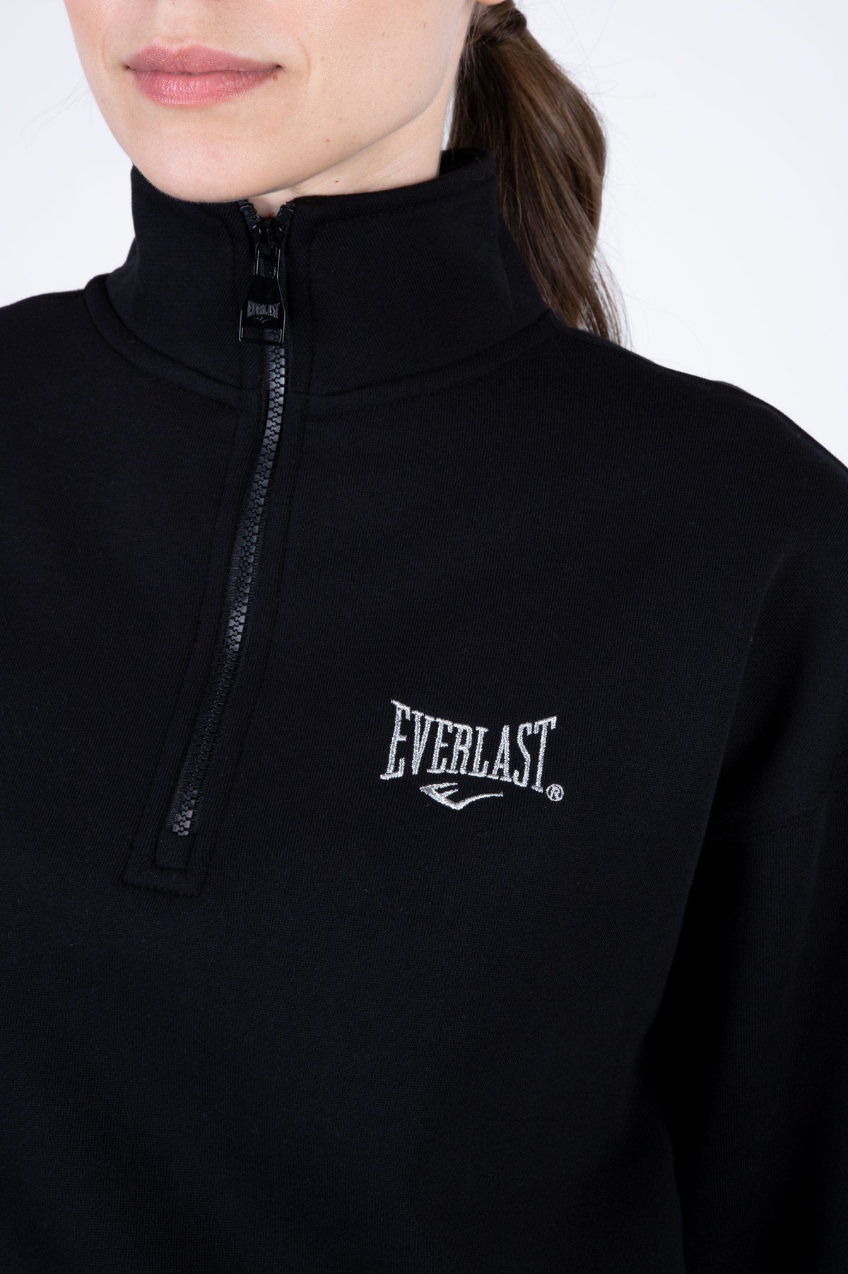 Poleron Half Zip Fresh Negro Everlast