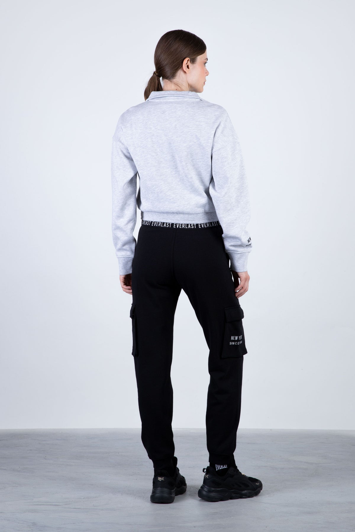 Poleron Half Zip Fresh Gris Everlast