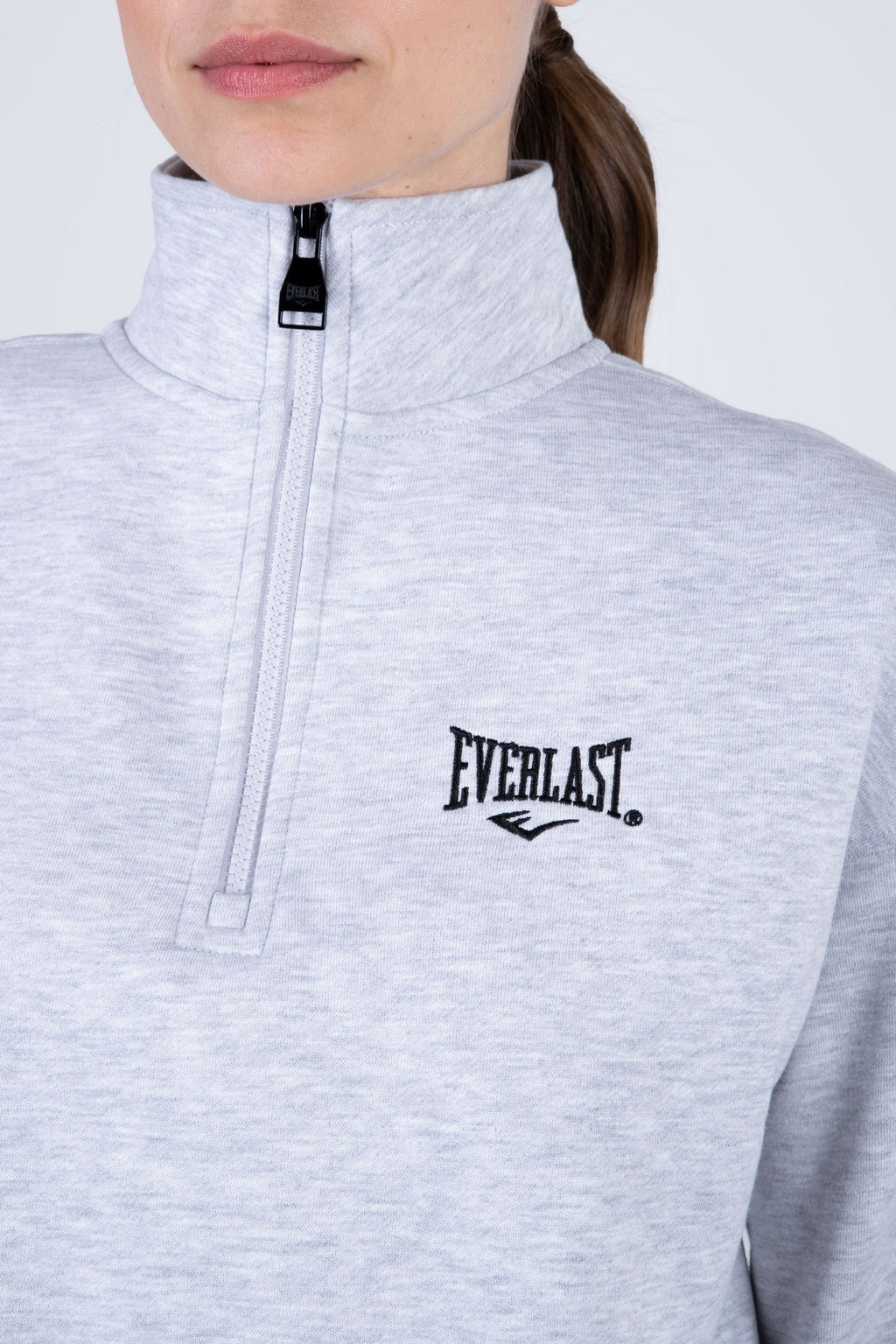Poleron Half Zip Fresh Gris Everlast