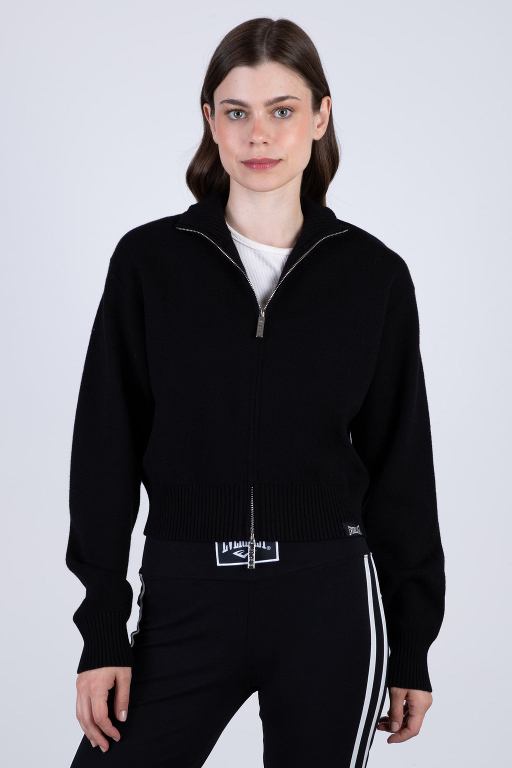 Sweater Cardigan Piscis Negro Everlast