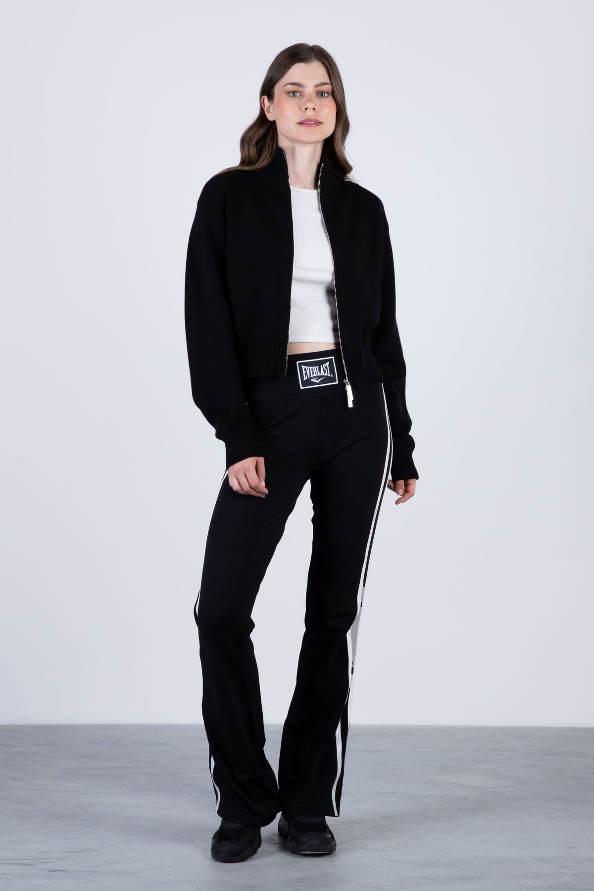 Sweater Cardigan Piscis Negro Everlast