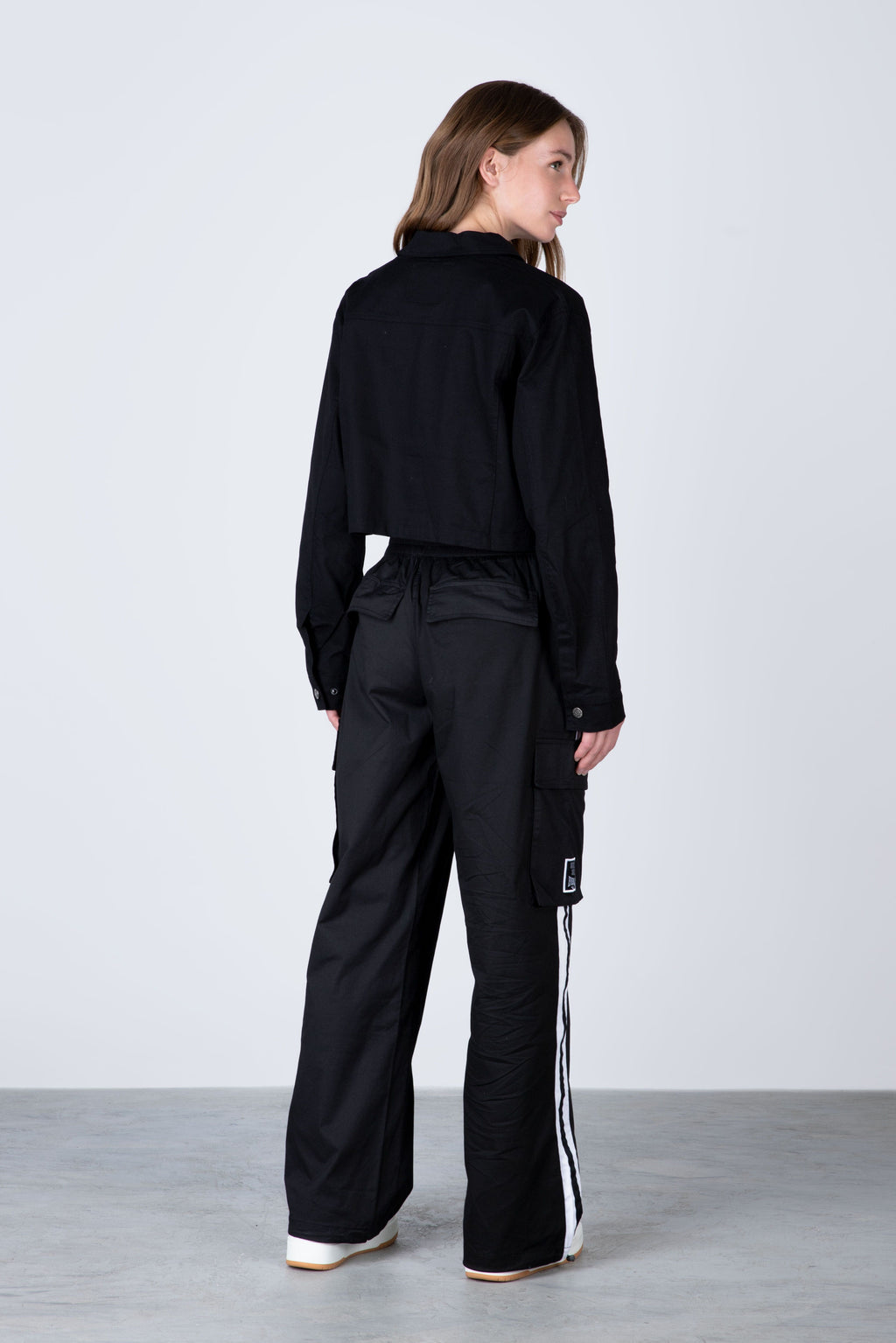 Chaqueta Crop Style Negro Everlast