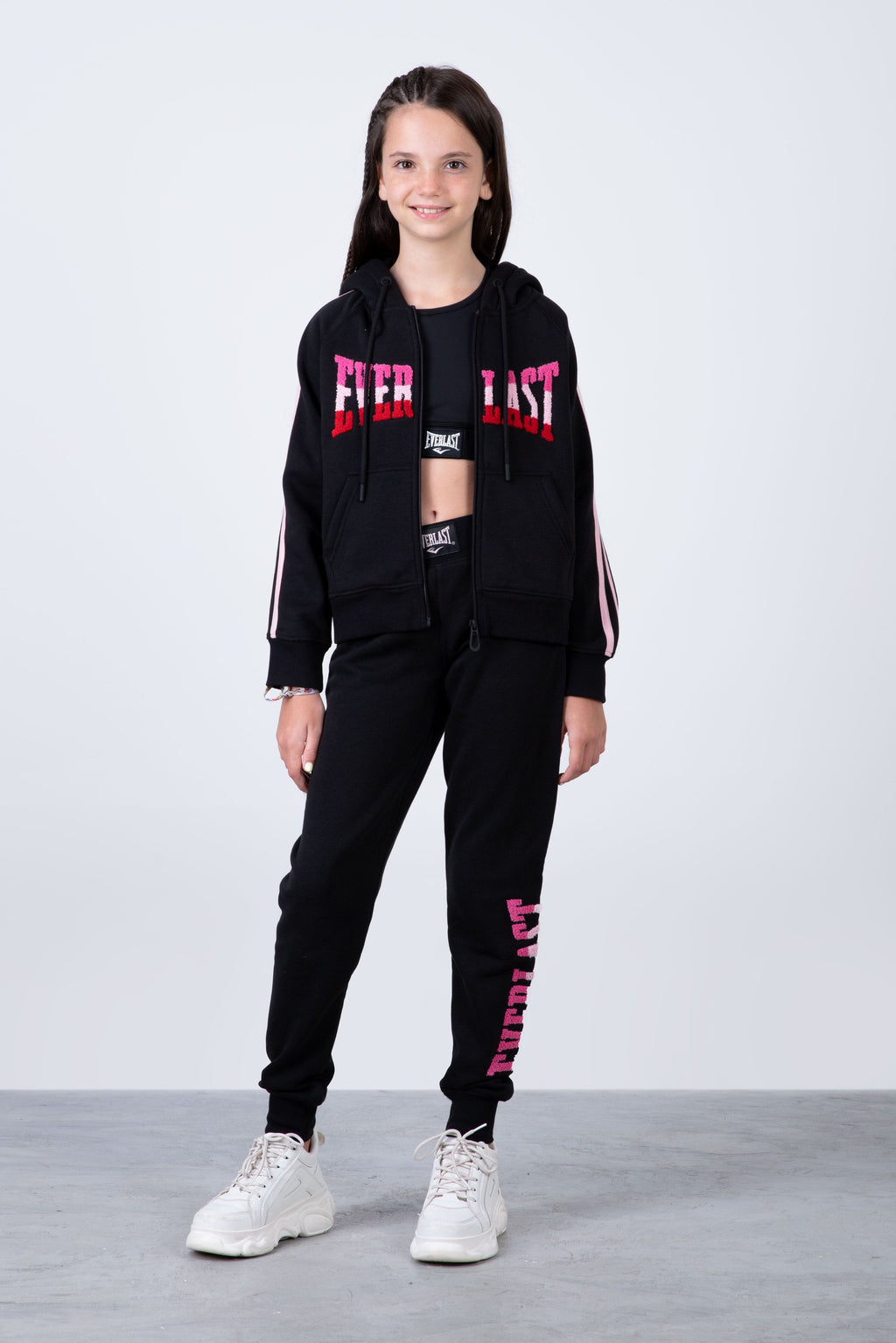 Chaqueta Wild Niña Negro Everlast