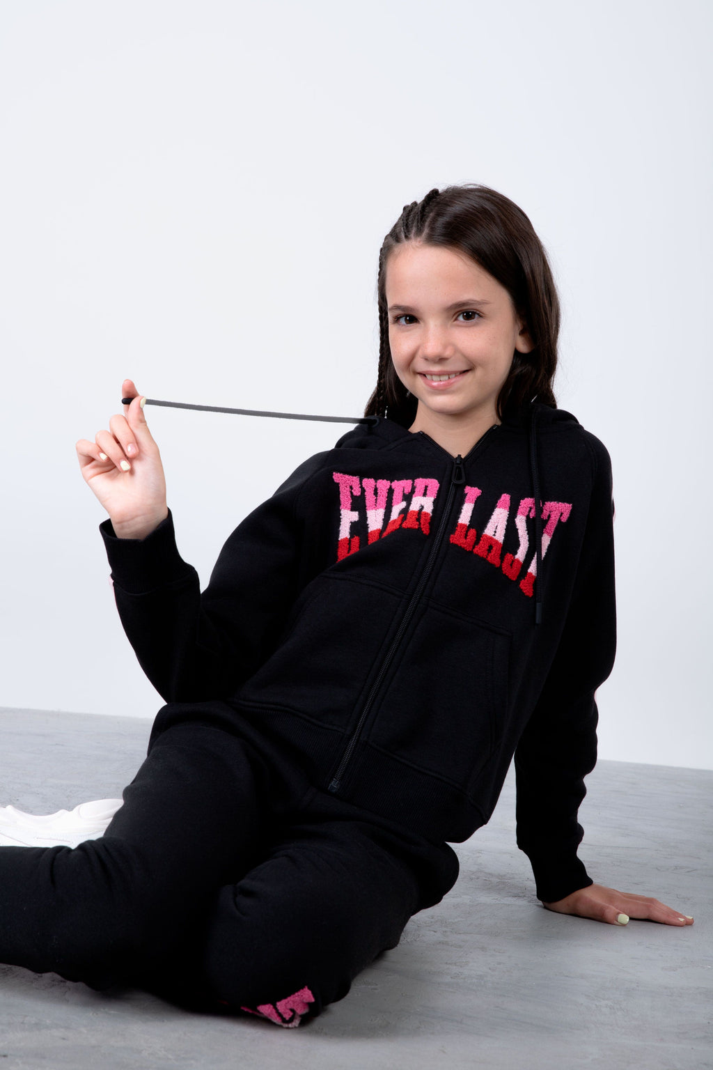 Chaqueta Wild Niña Negro Everlast
