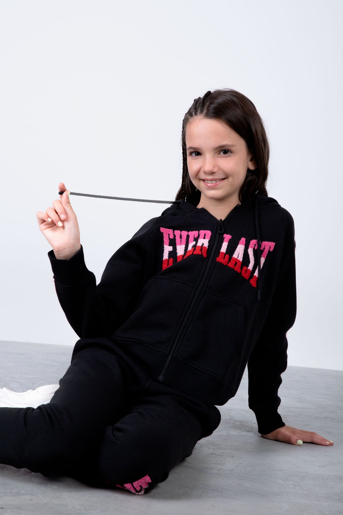 Chaqueta Wild Niña Negro Everlast