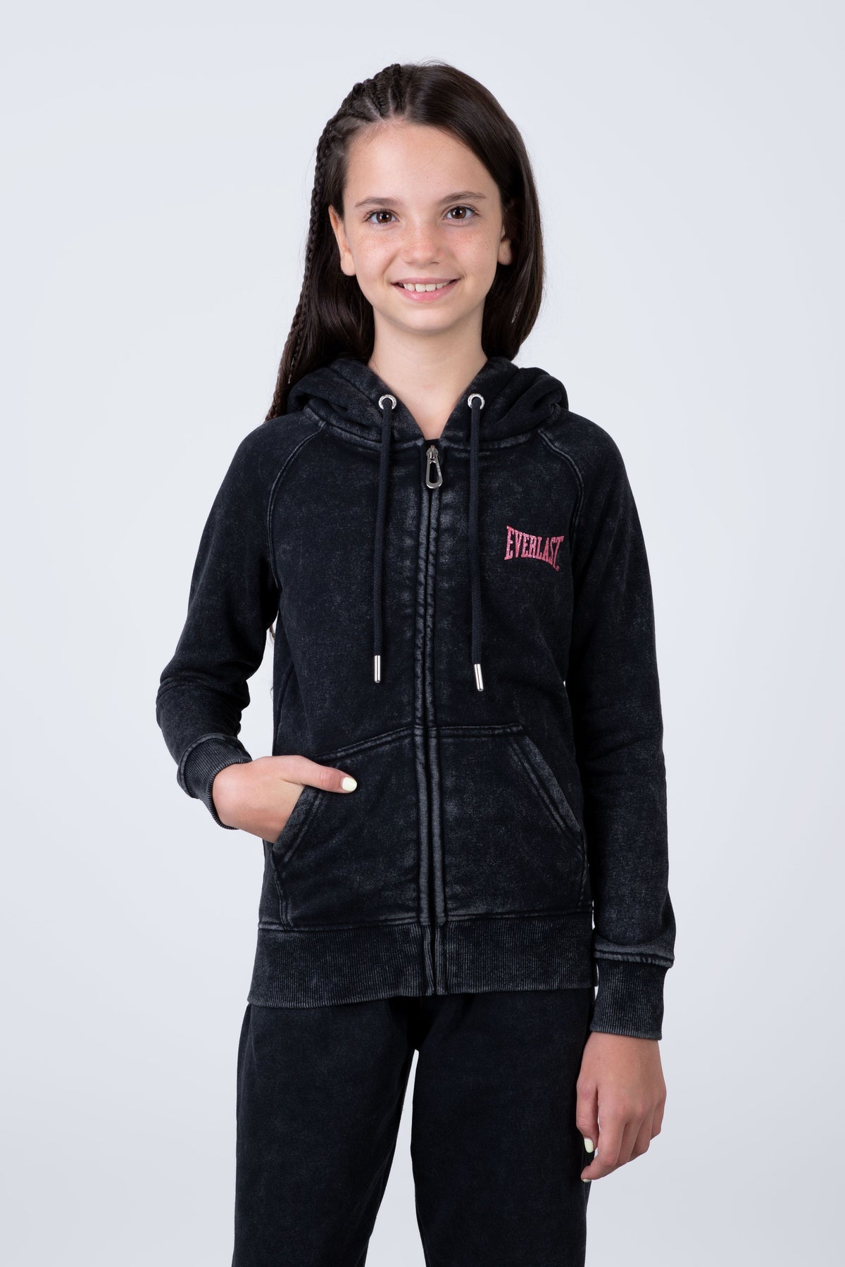 Chaqueta Rabbit Niña Gris Everlast
