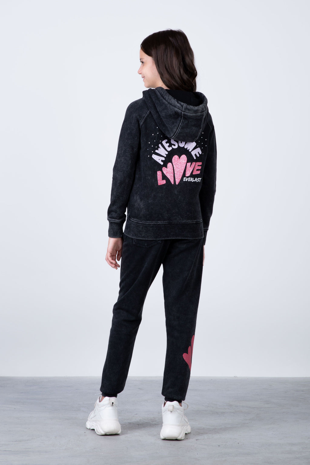 Chaqueta Rabbit Niña Gris Everlast