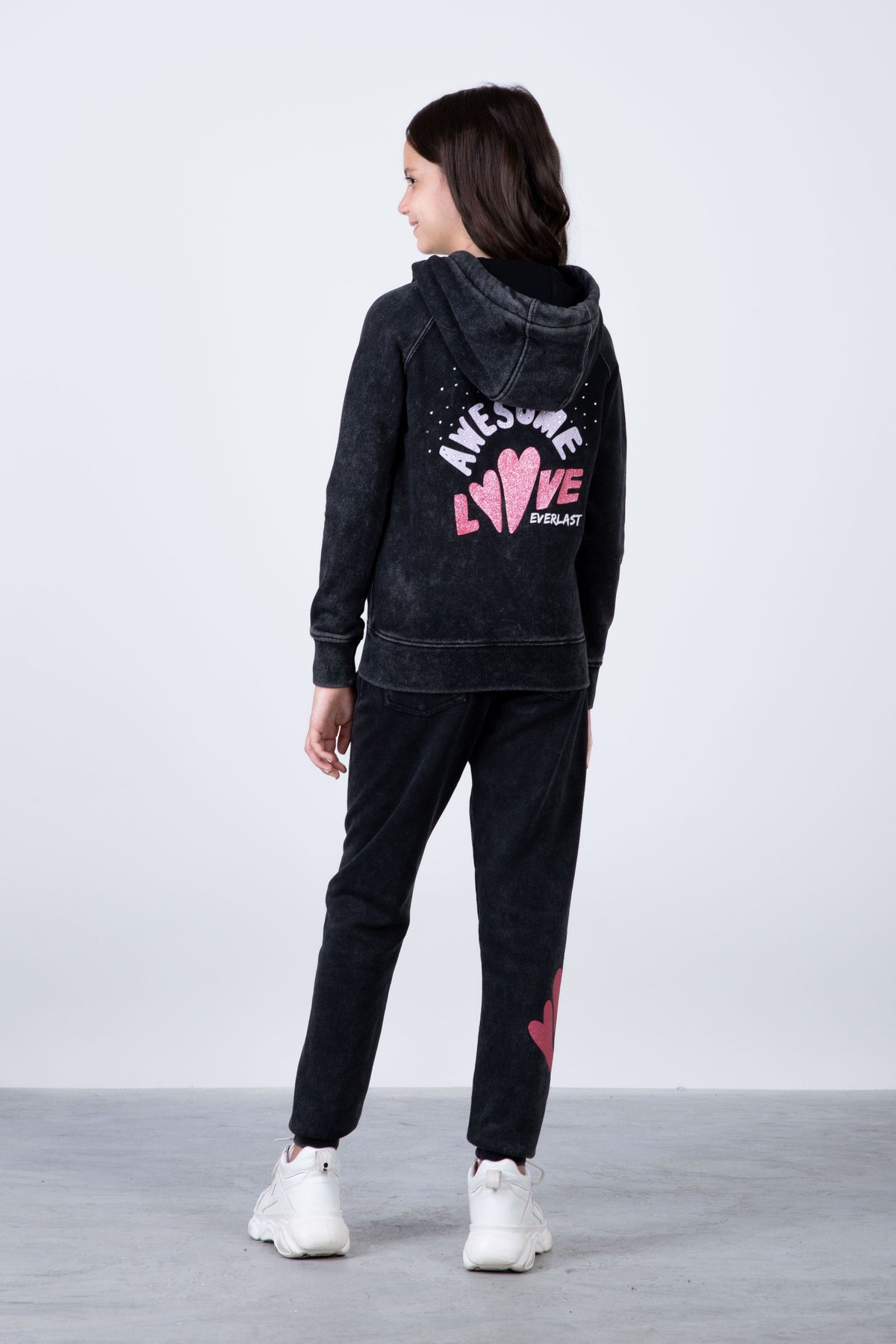 Chaqueta Rabbit Niña Gris Everlast