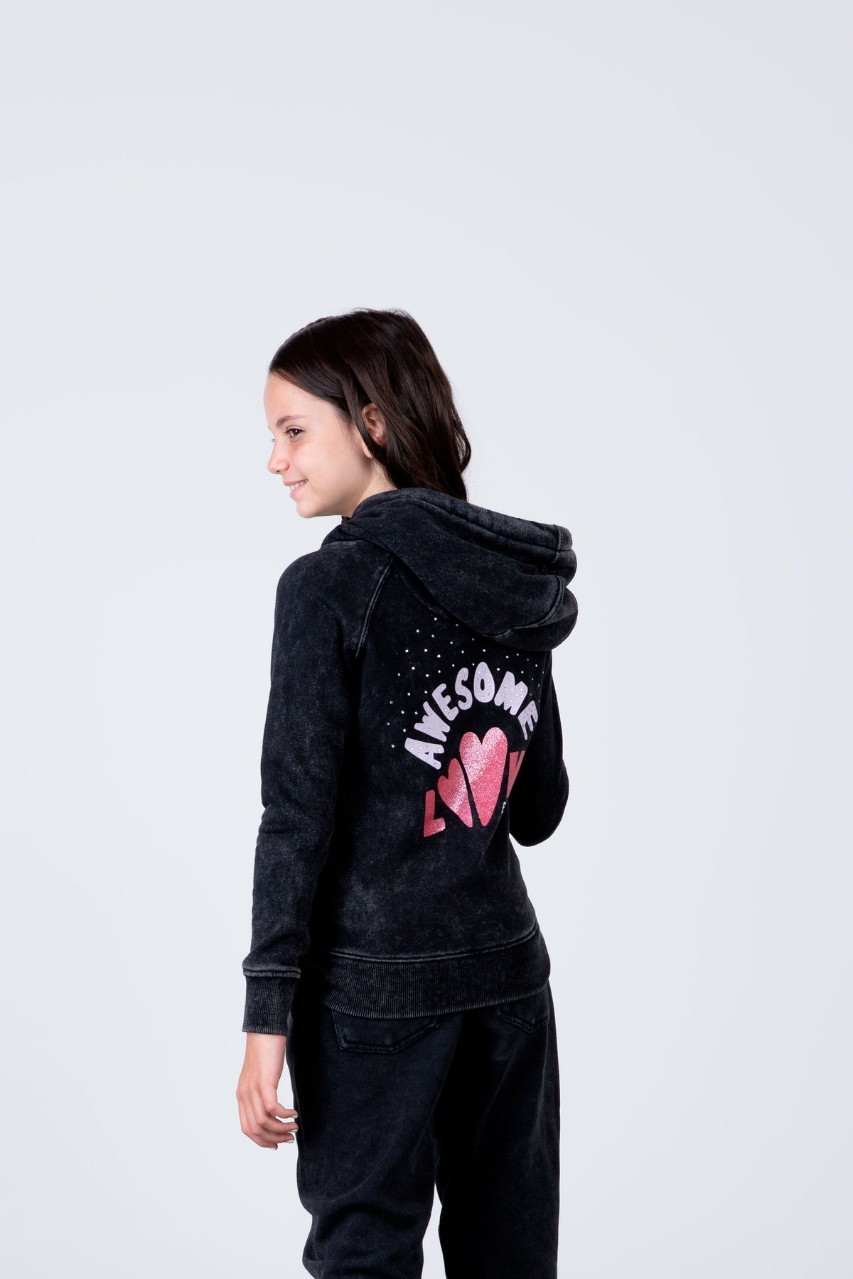 Chaqueta Rabbit Niña Gris Everlast