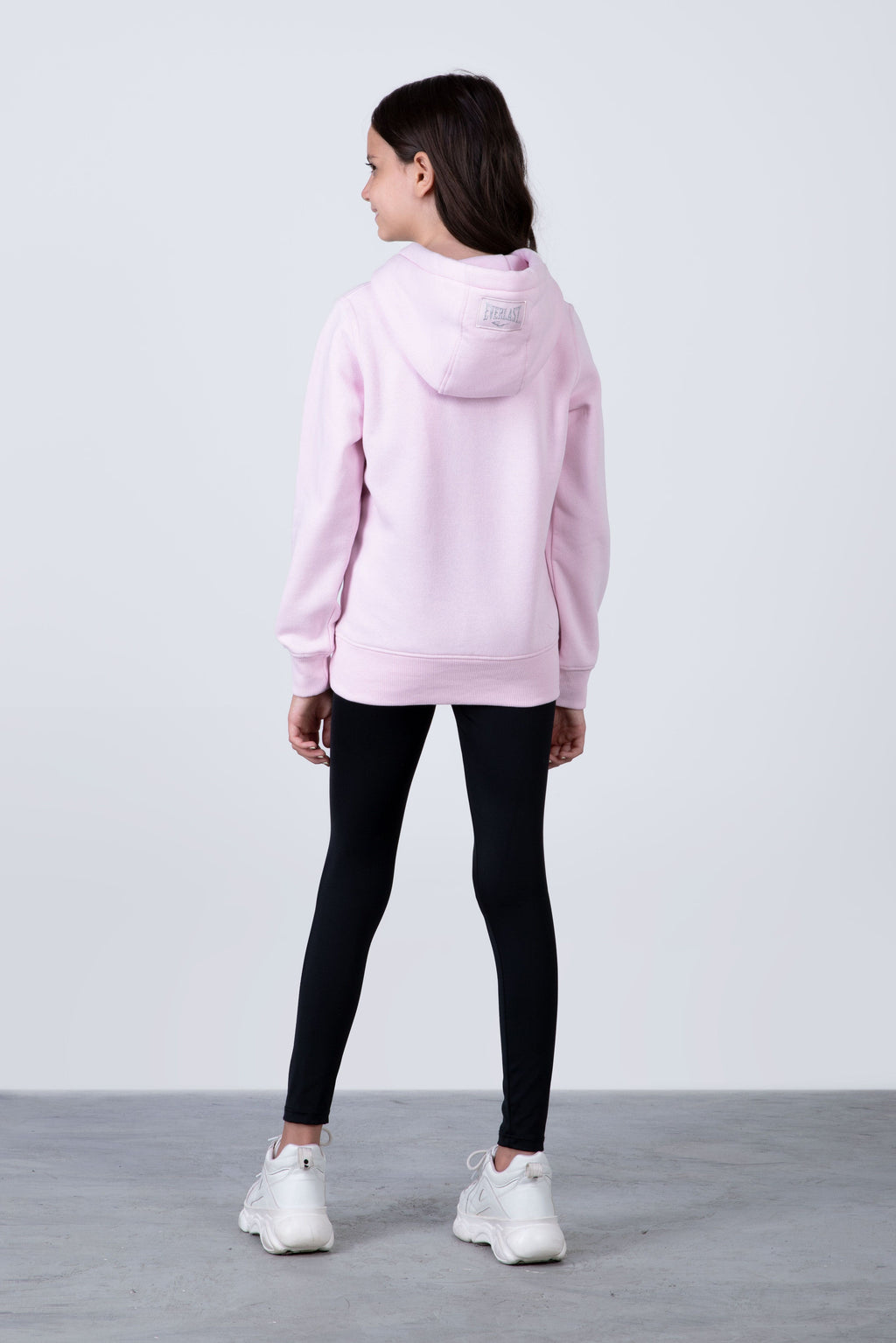 Poleron Hood Margarita Niña Rosado Everlast