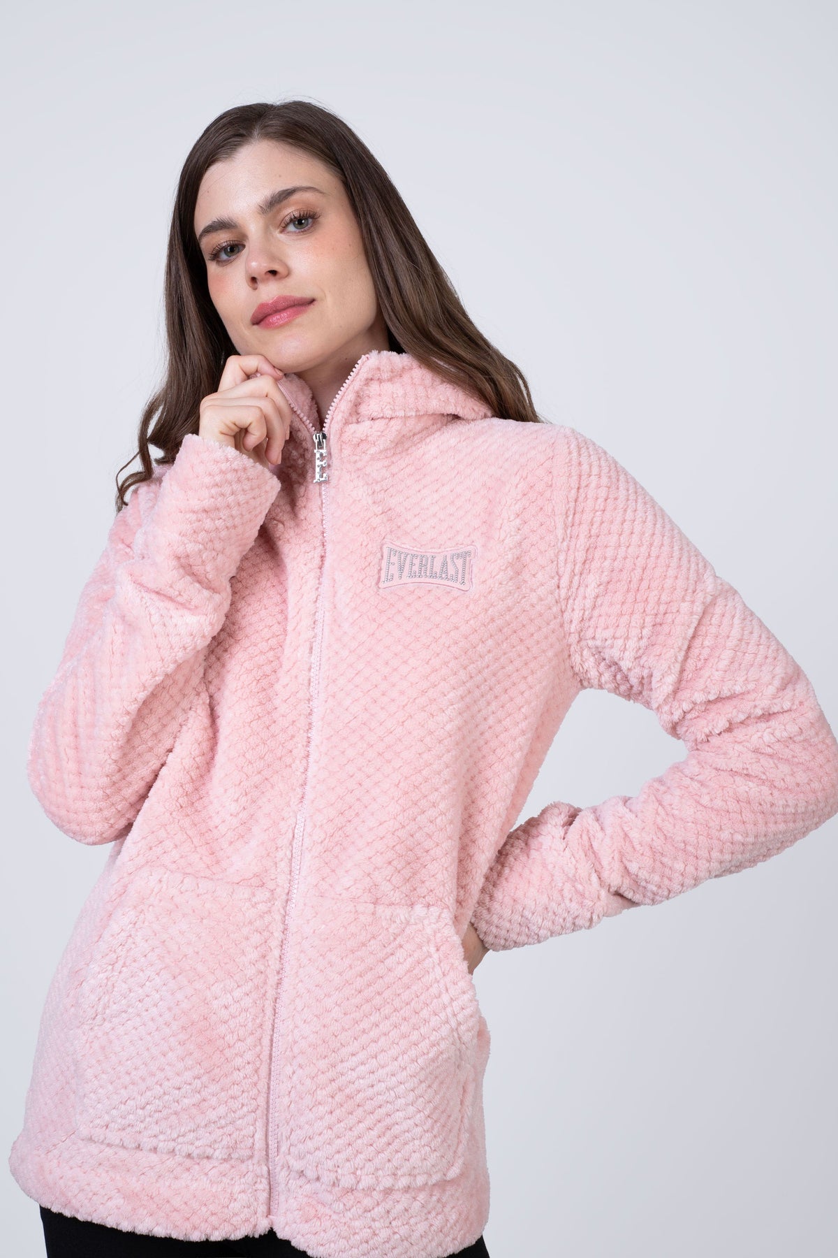 Chaqueta Polar Assent Rosado Everlast