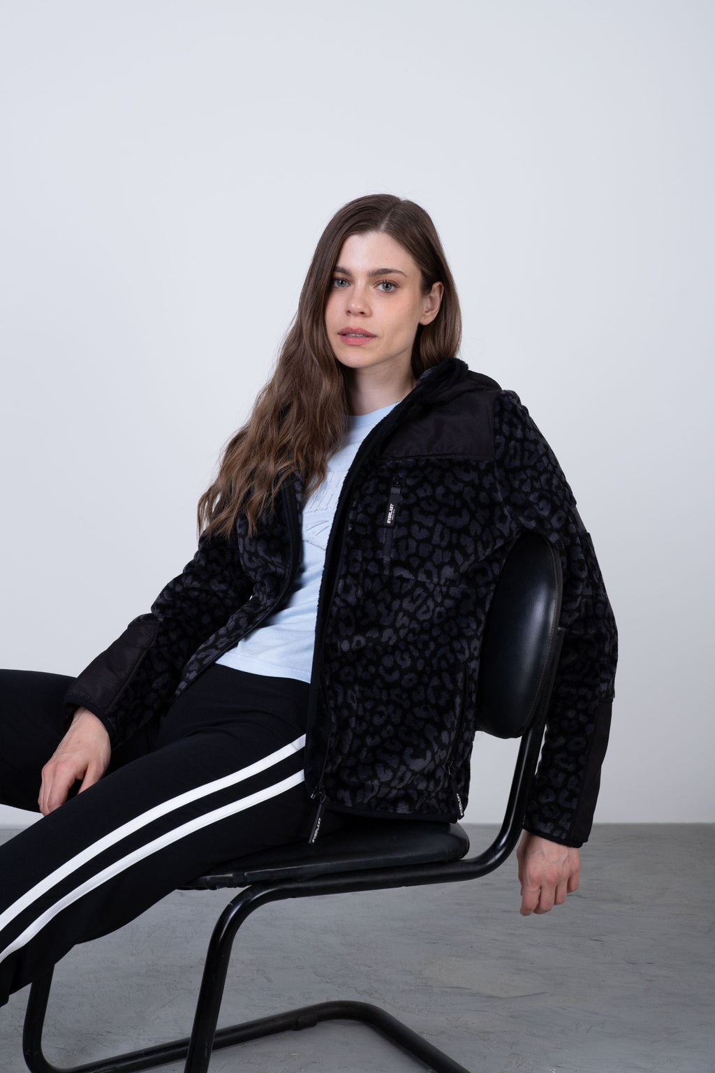Chaqueta Boston Negro Print Everlast