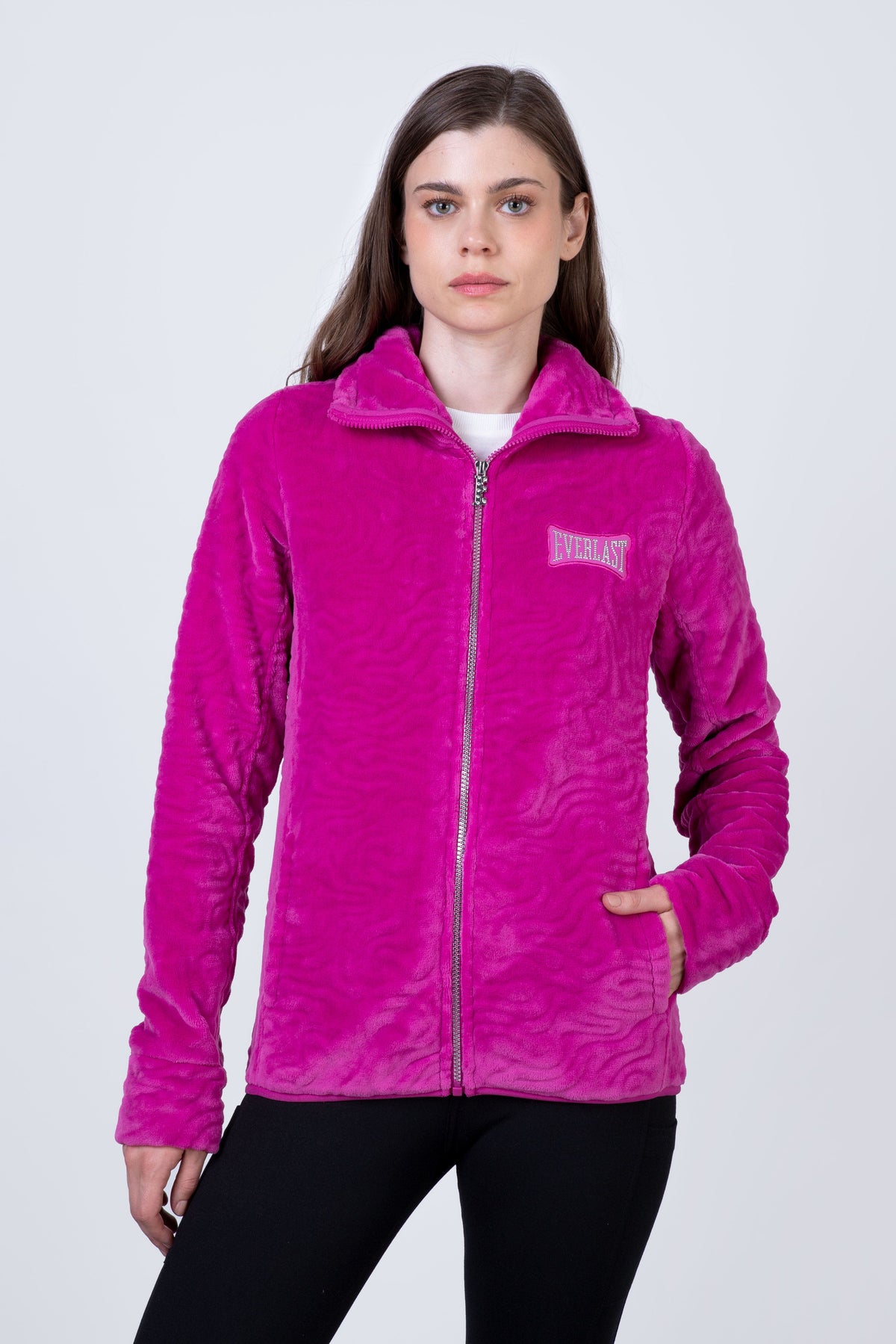 Chaqueta Polar Crazy Morado Everlast