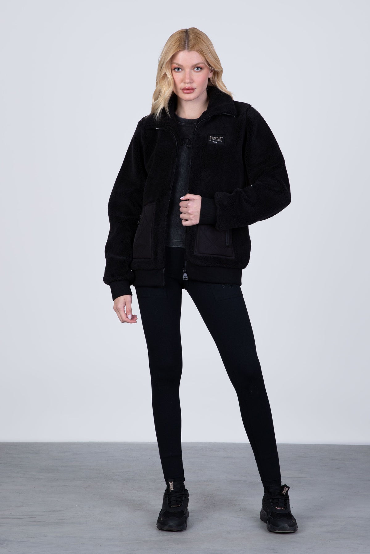 Chaqueta Polar Hudson Negro Everlast