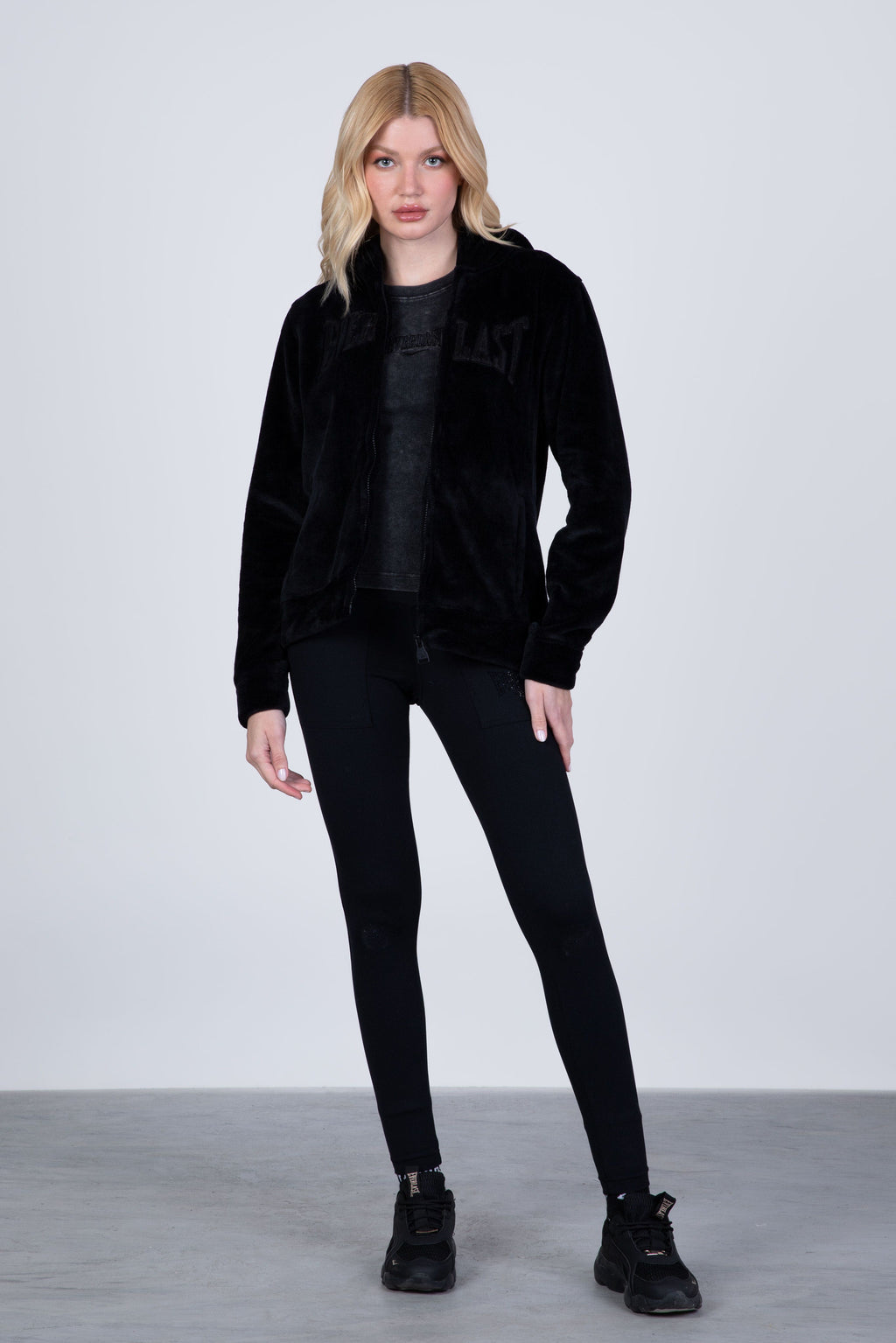 Chaqueta Polar Loto Negro Everlast