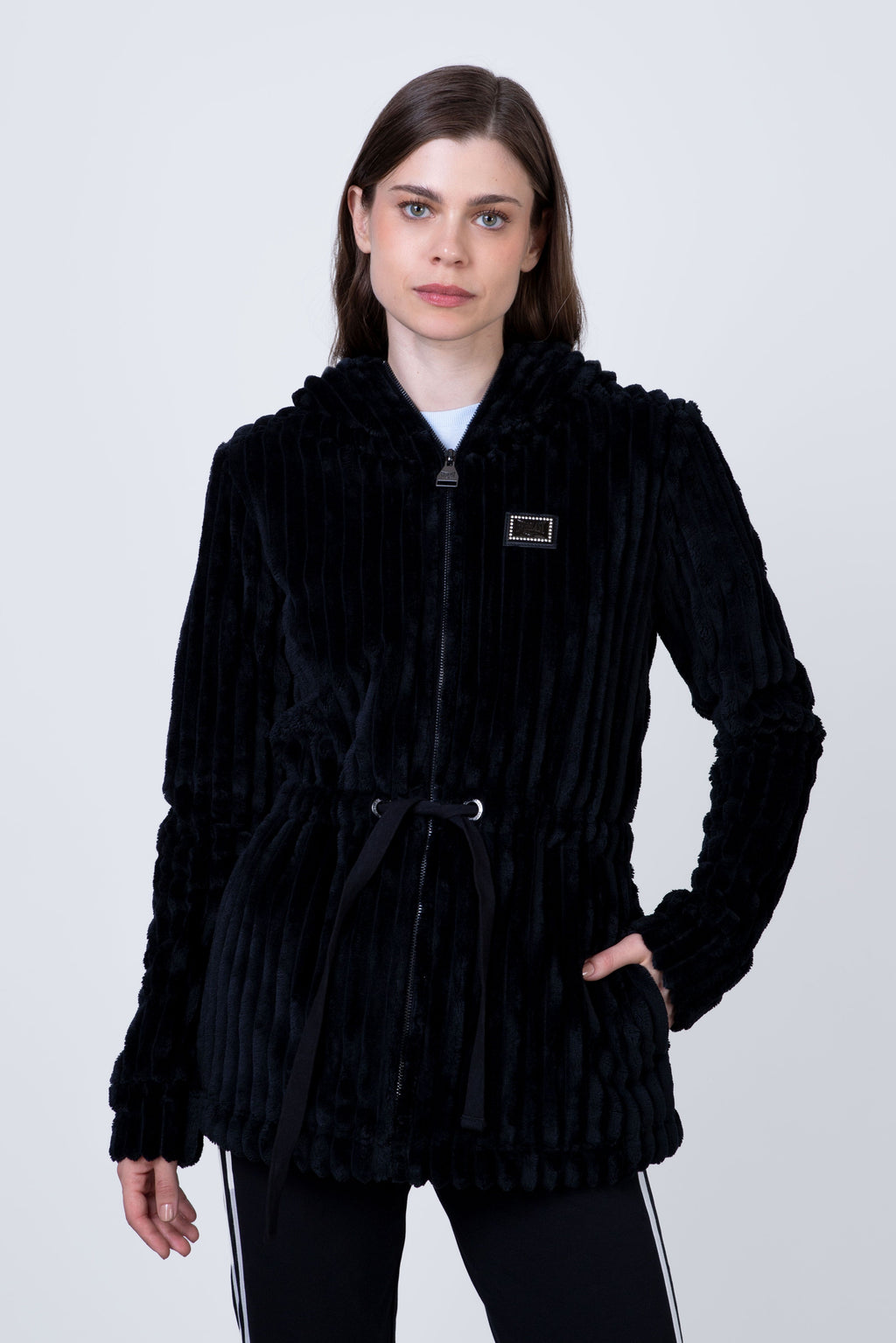 Chaqueta Polar Strip Negro Everlast
