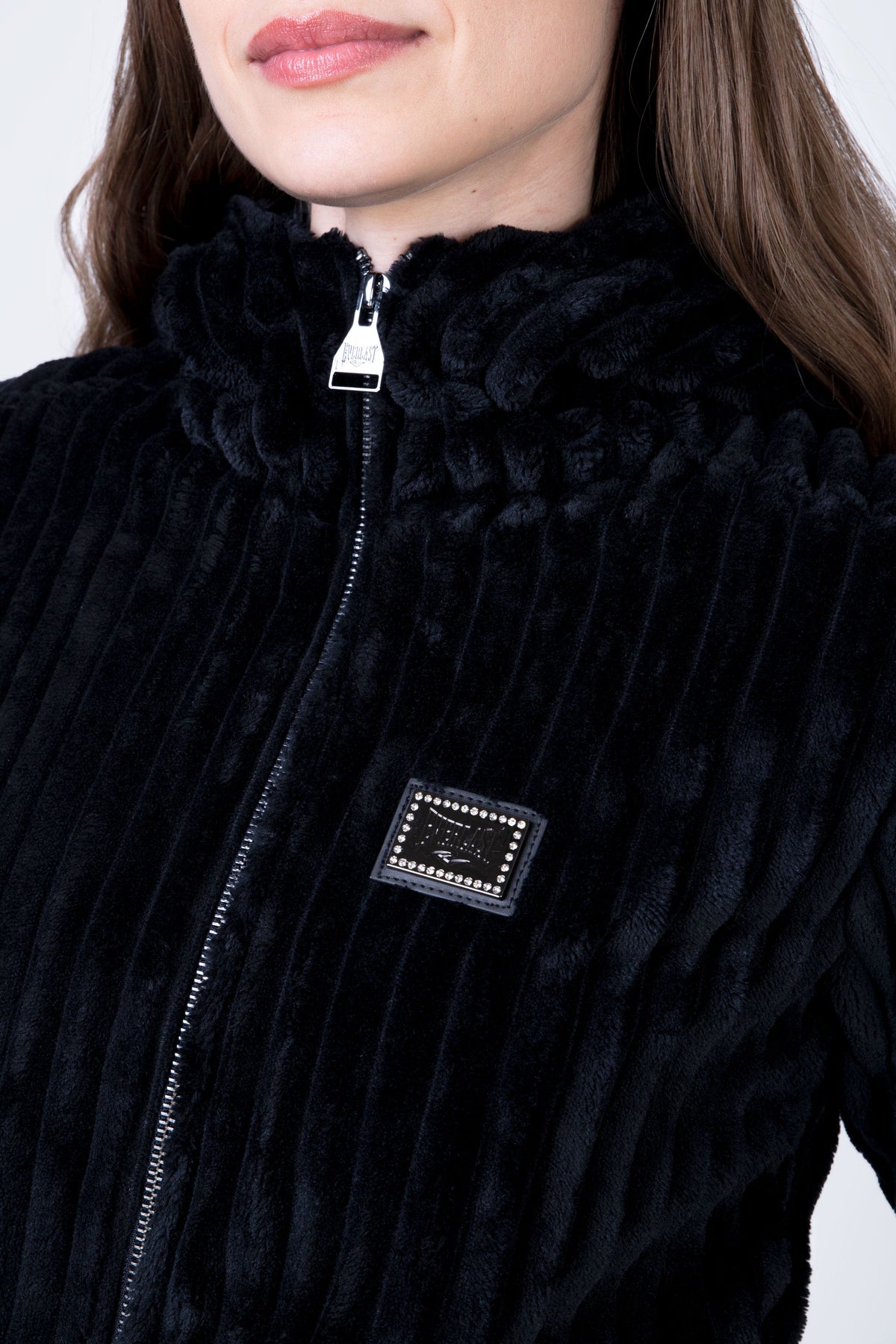 Chaqueta Polar Strip Negro Everlast