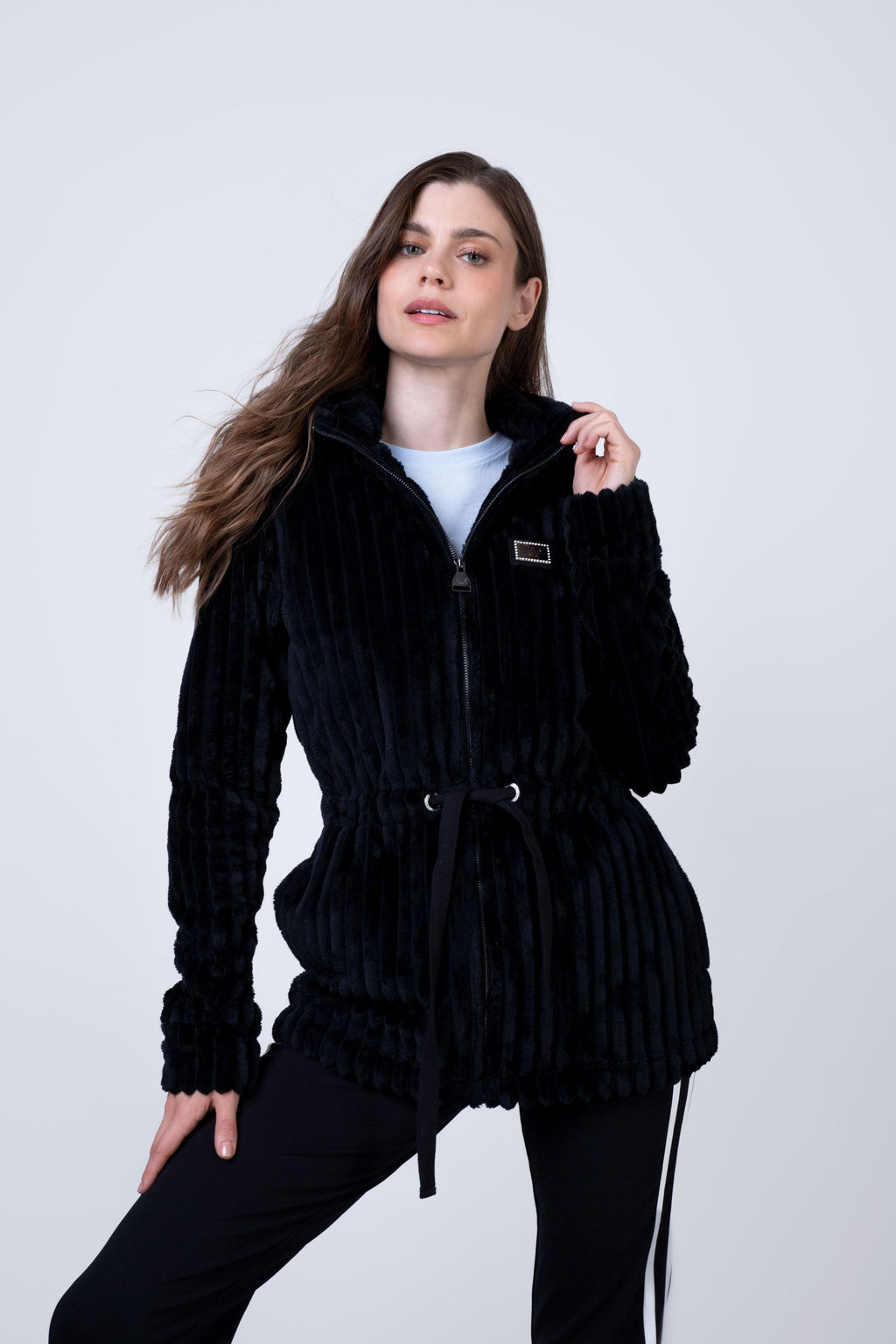 Chaqueta Polar Strip Negro Everlast