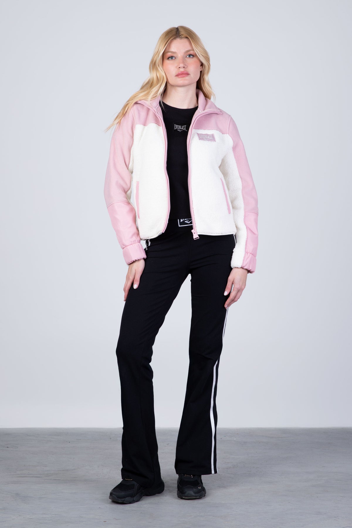 Chaqueta Polar Tilo Rosado Everlast