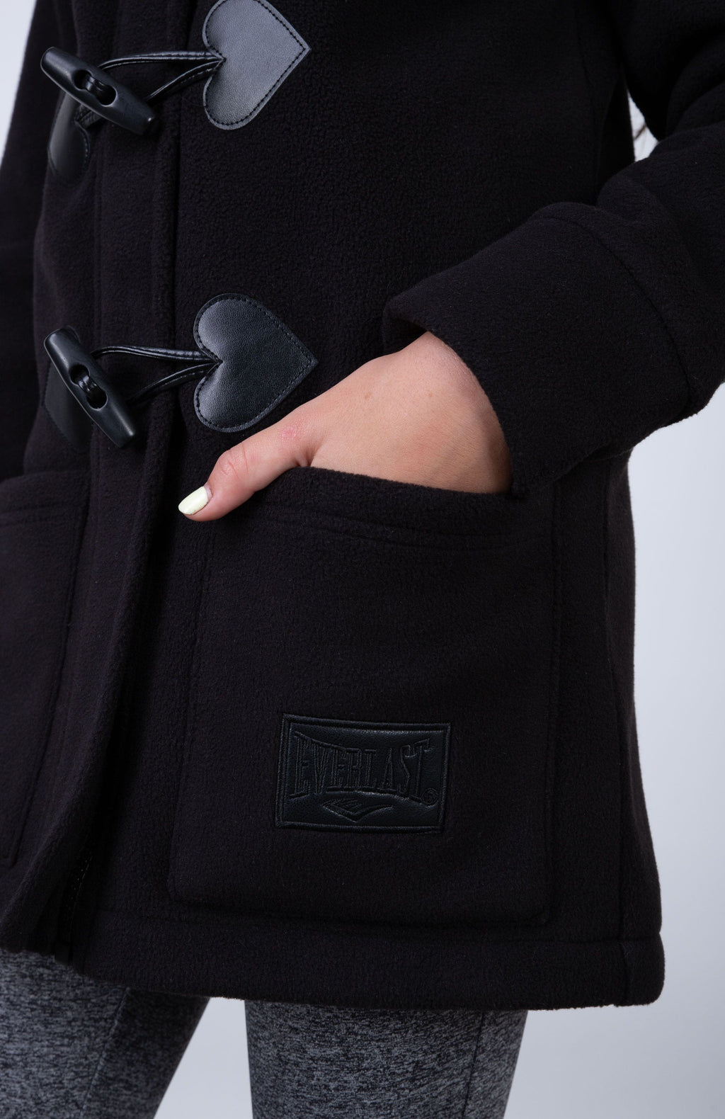 Chaqueta Amor Niña Negro Everlast