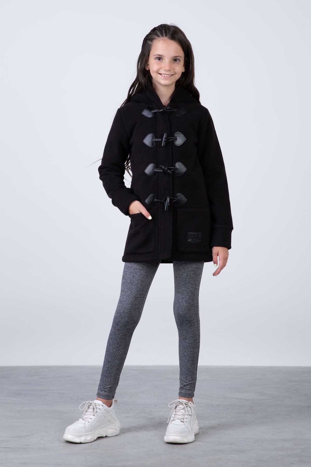 Chaqueta Amor Niña Negro Everlast