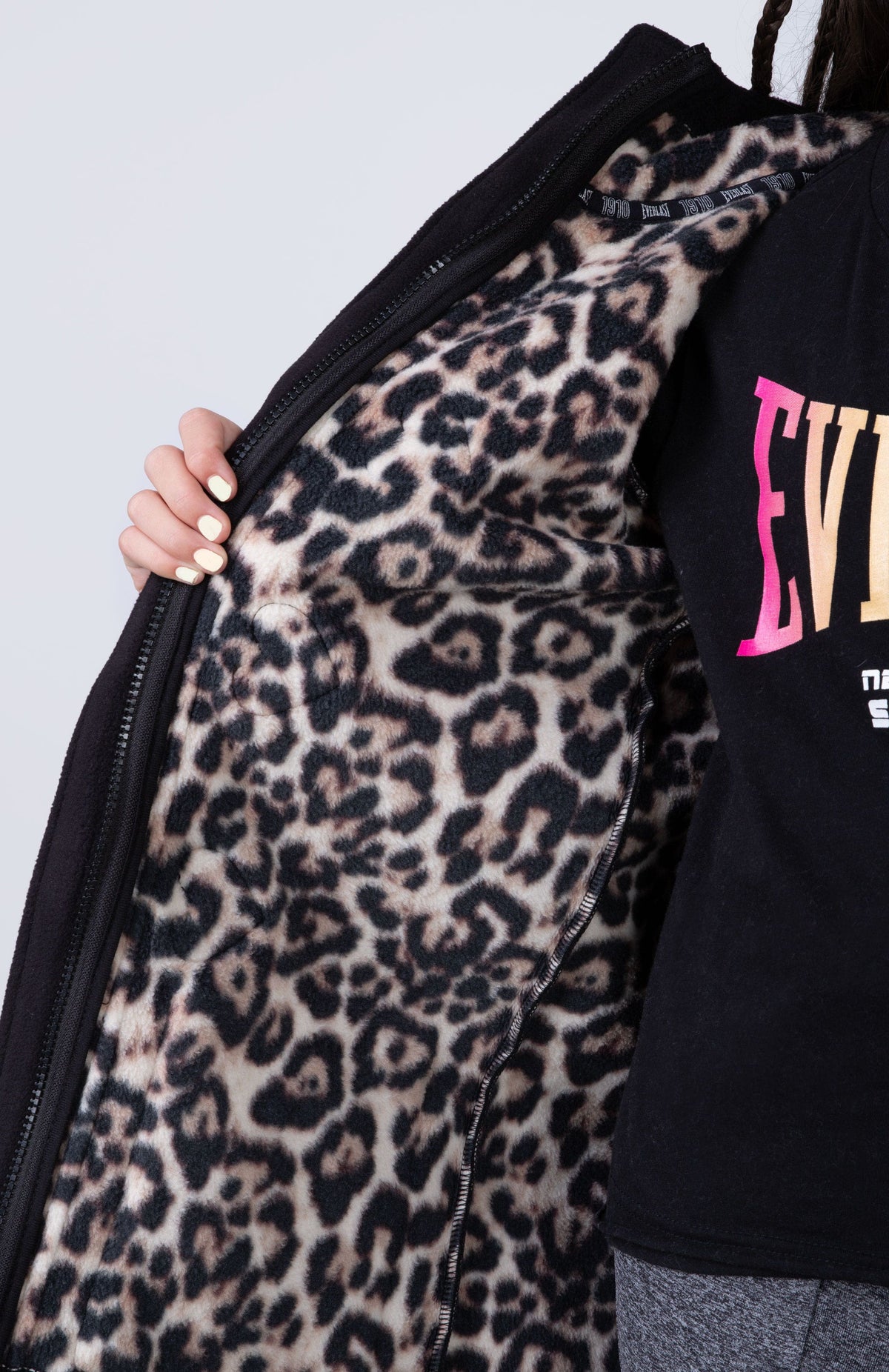 Chaqueta Amor Niña Negro Everlast