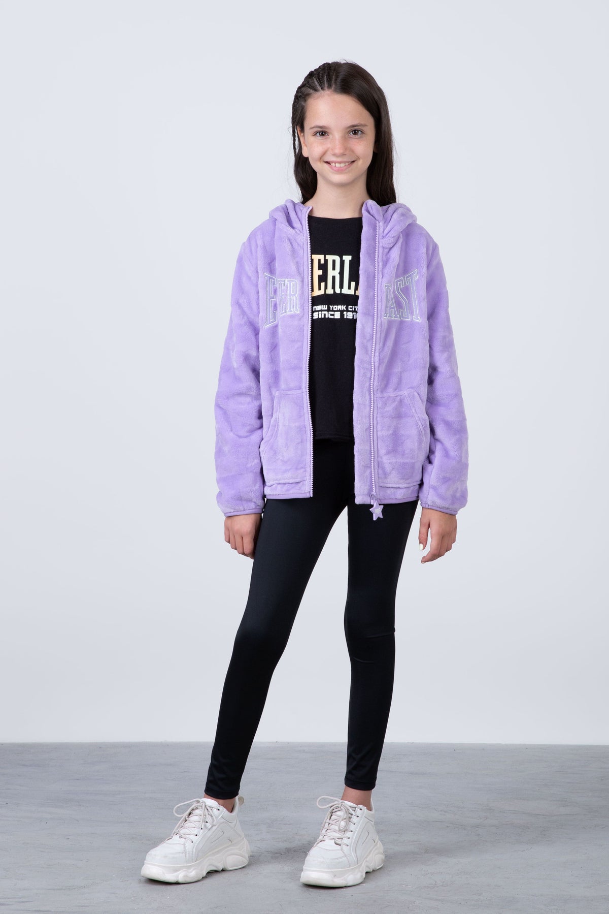 Chaqueta Morella Niña Morado Everlast
