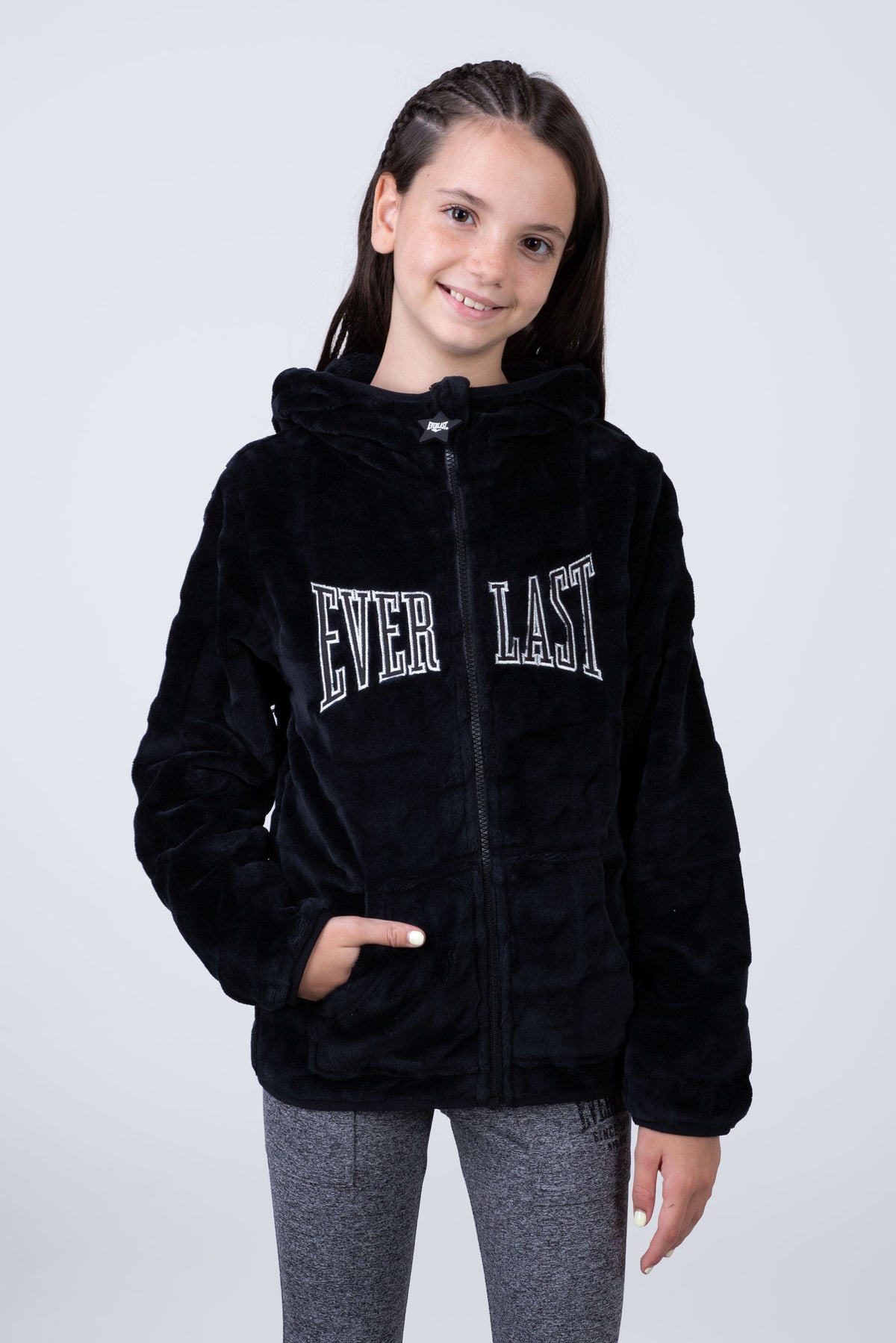 Chaqueta Morella Niña Negro Everlast