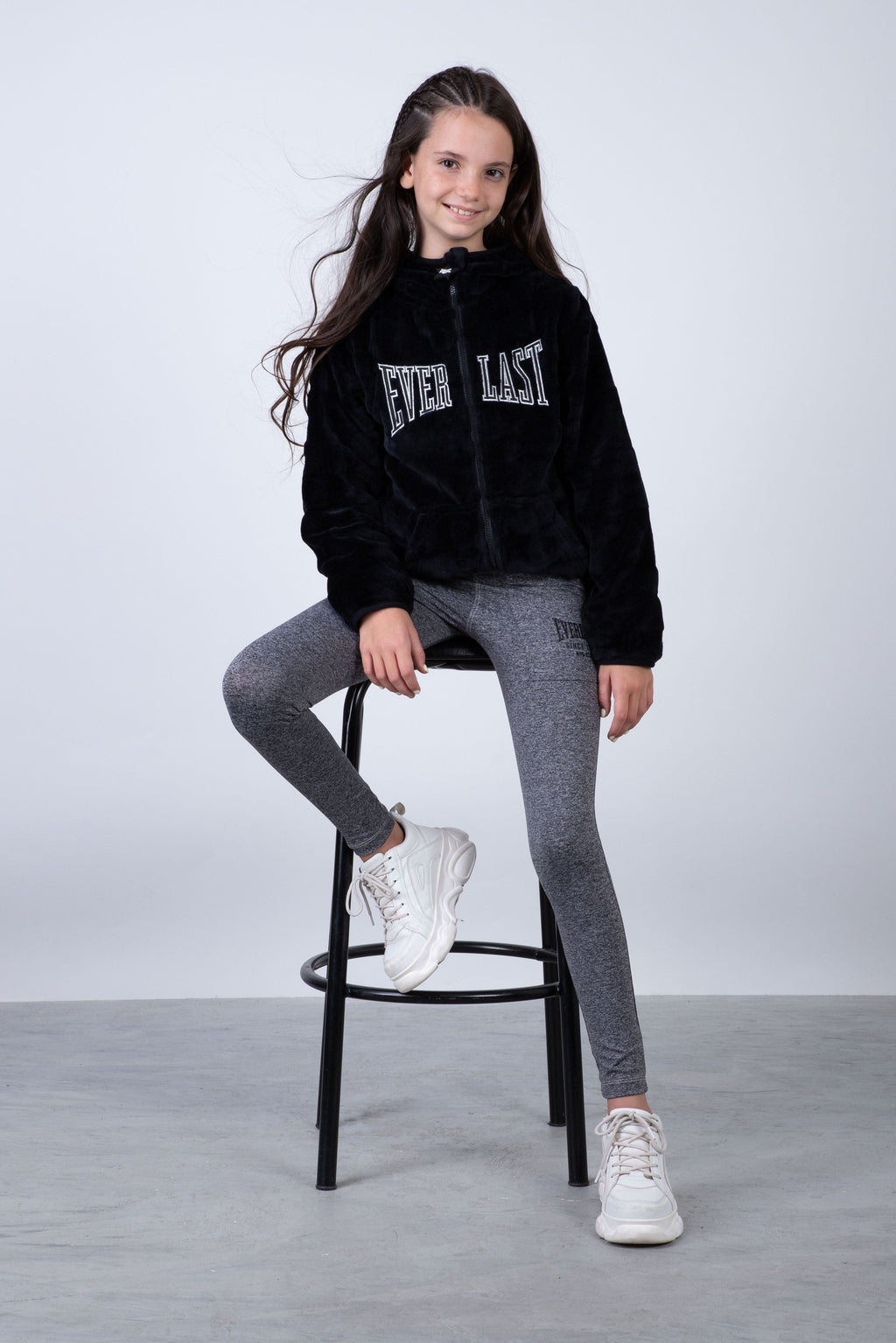 Chaqueta Morella Niña Negro Everlast