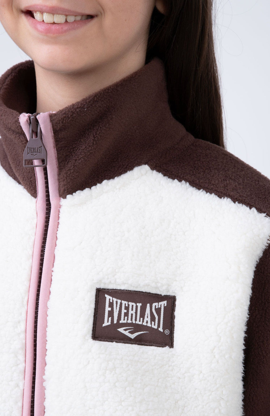 Chaqueta Polar Tilo Niña Café Everlast