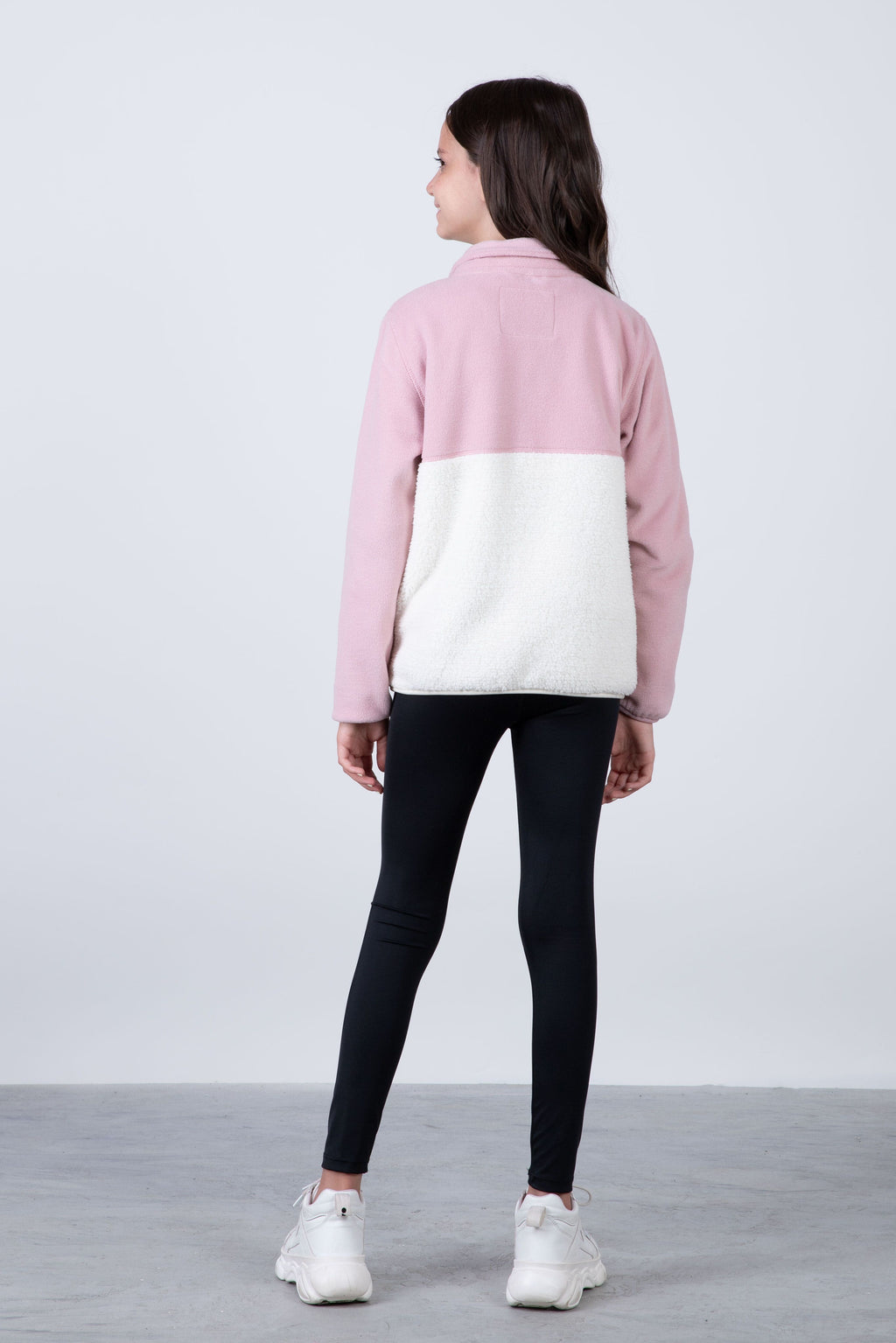 Chaqueta Polar Tilo Niña Rosado Everlast