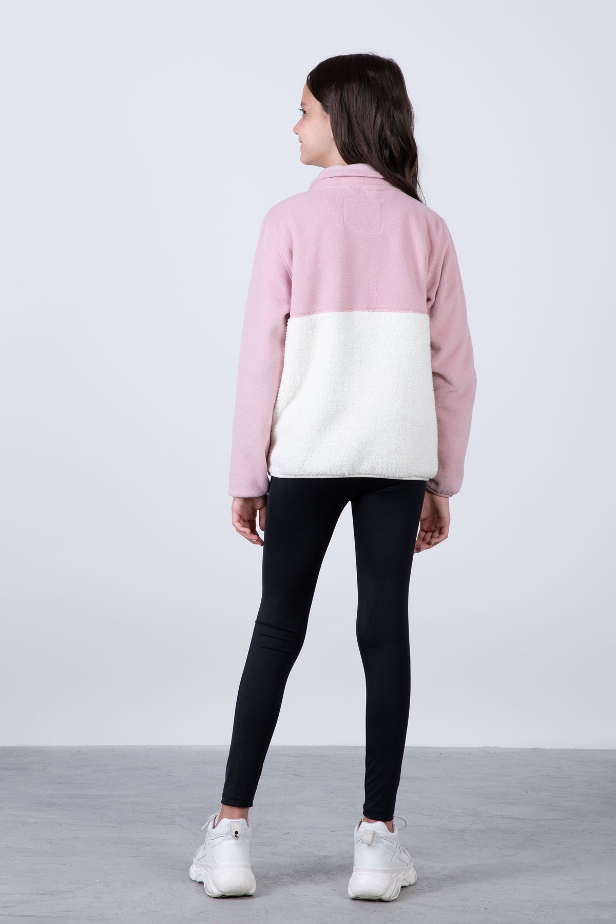 Chaqueta Polar Tilo Niña Rosado Everlast